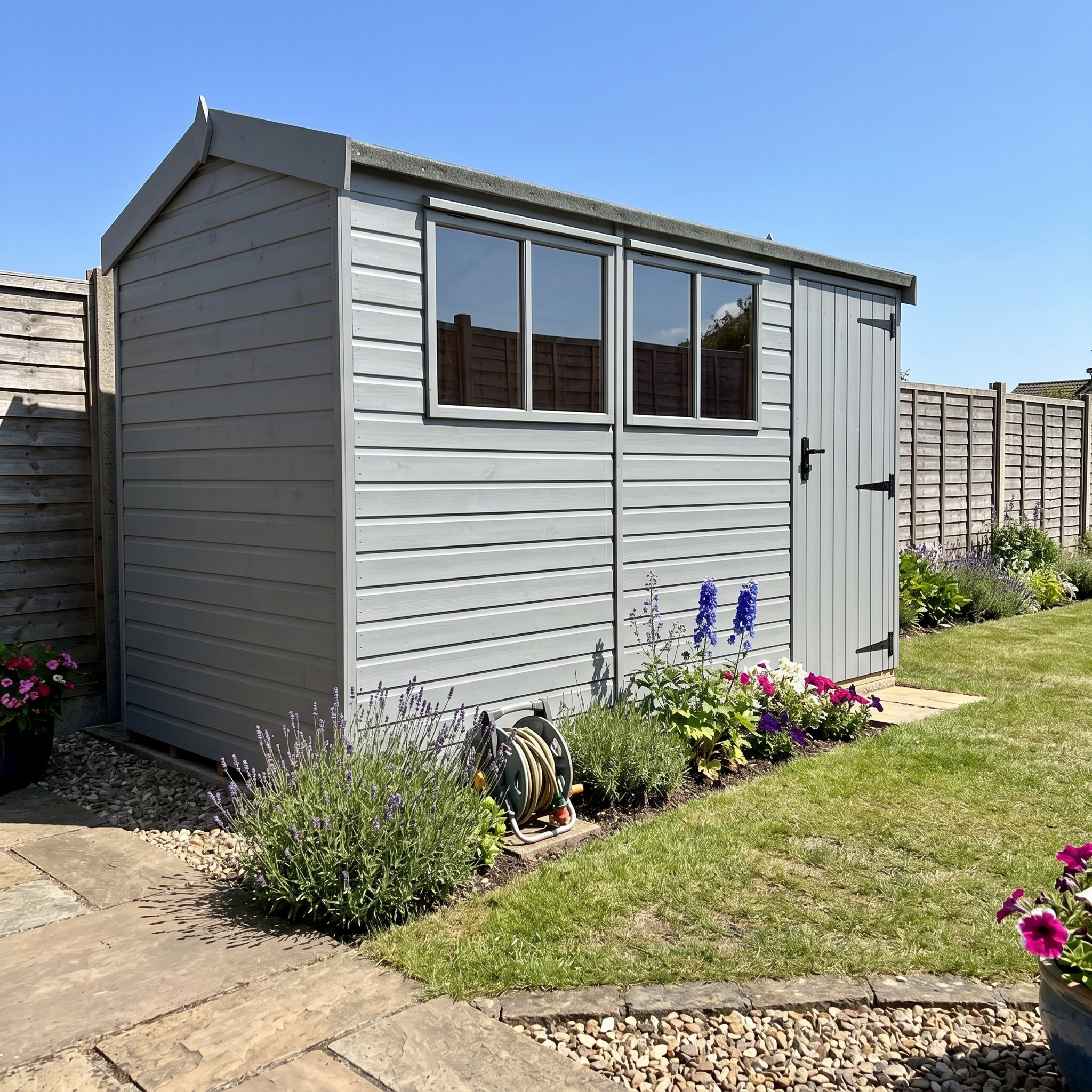 Malvern Heavy Duty Pavilion 6ft deep Olive Grey