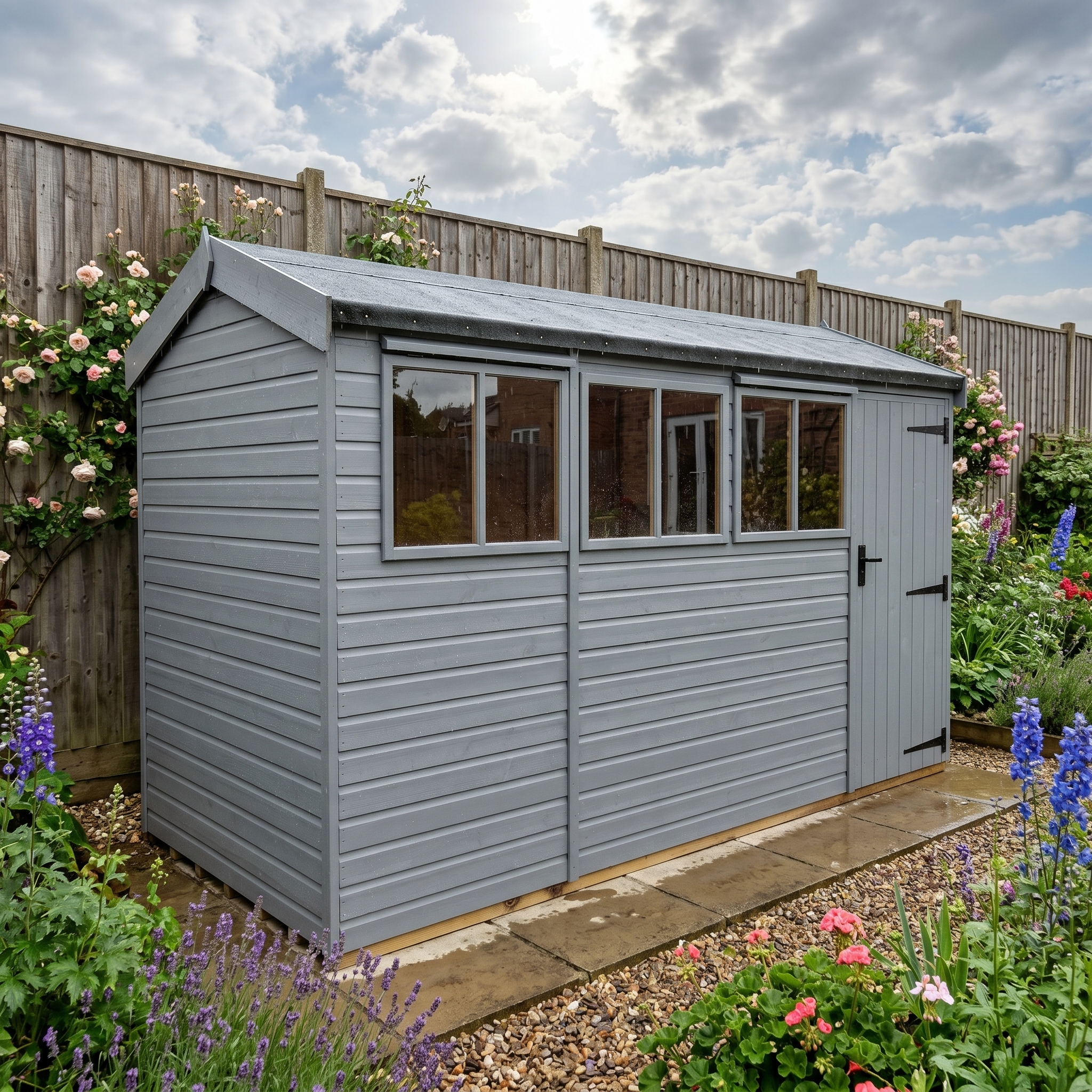 Malvern Heavy Duty Pavilion 6ft deep Fleet Grey