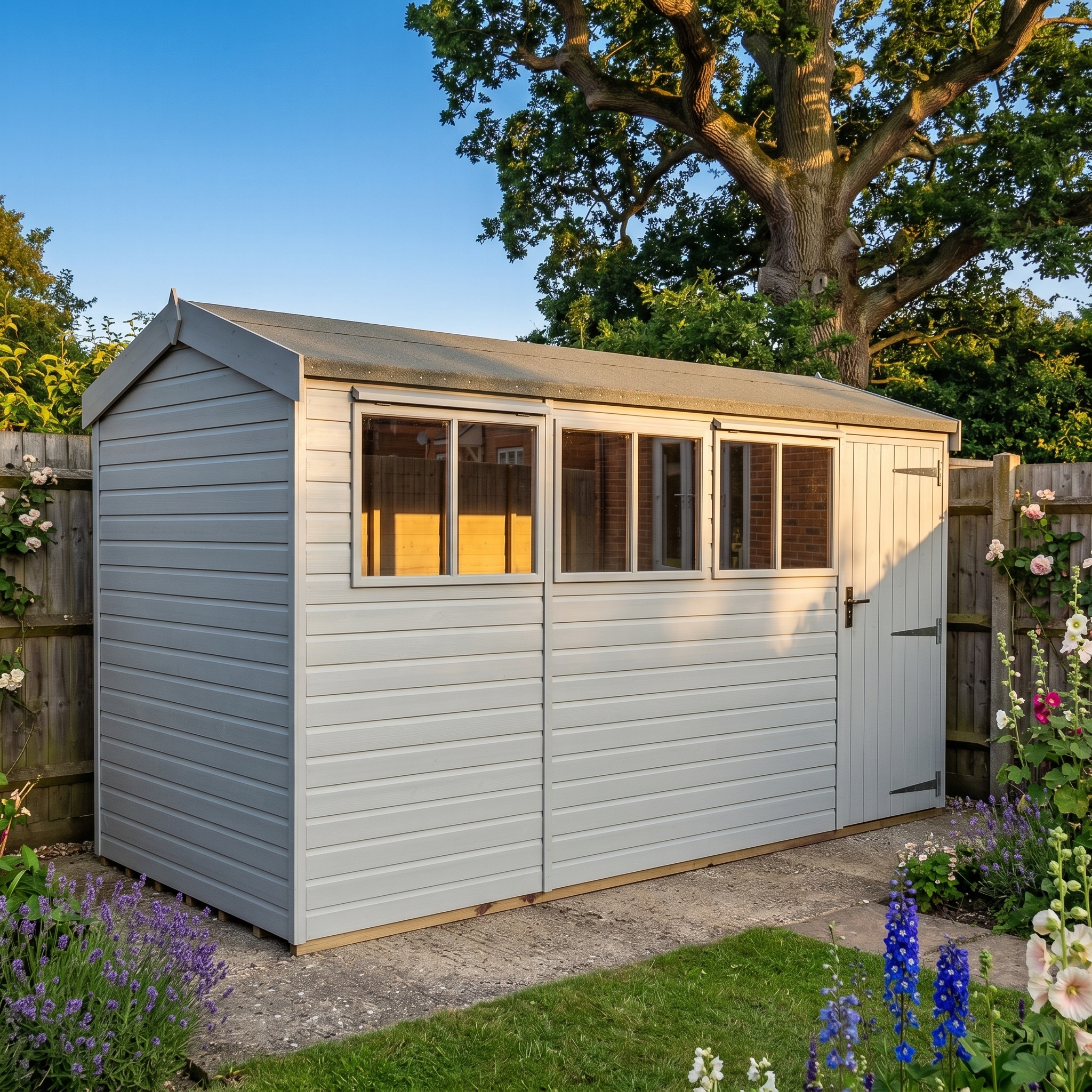 Malvern Heavy Duty Pavilion 6ft deep Olive Grey
