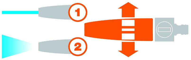Jet spray nozzle plus- 8536