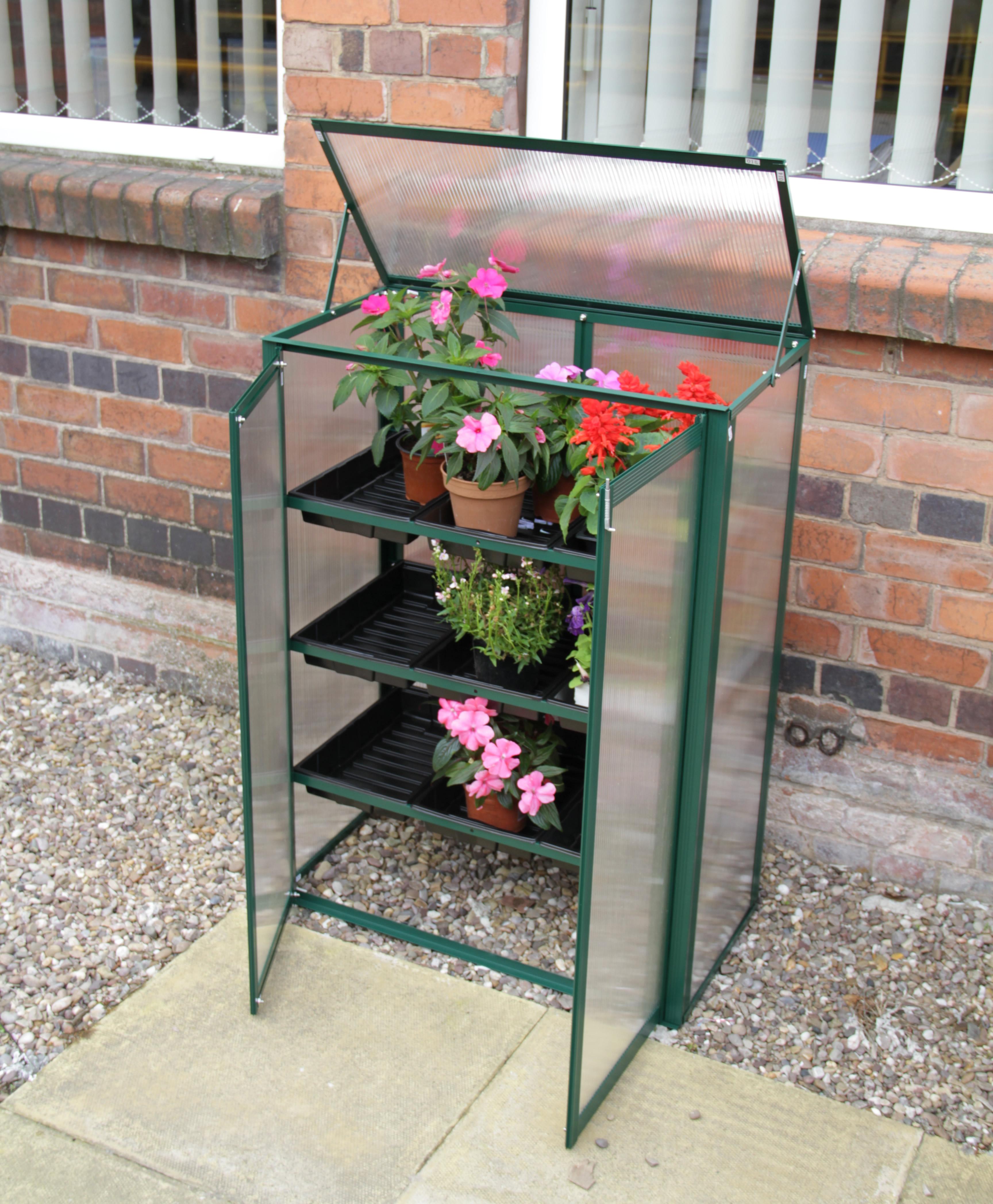 Polycarbonate Mini Greenhouse Green
