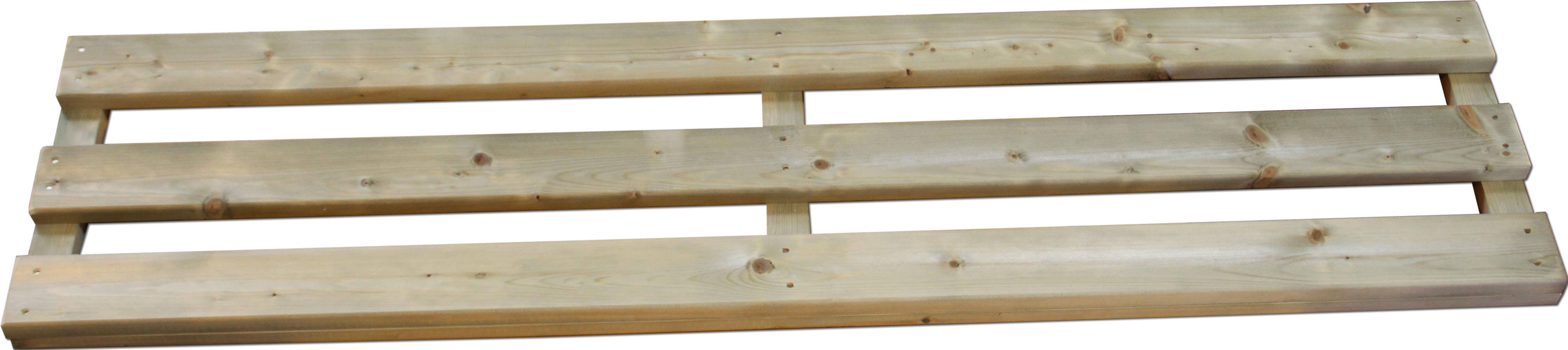 Renaissance 6x8 timber rear shelf infill | Old Cottage Green