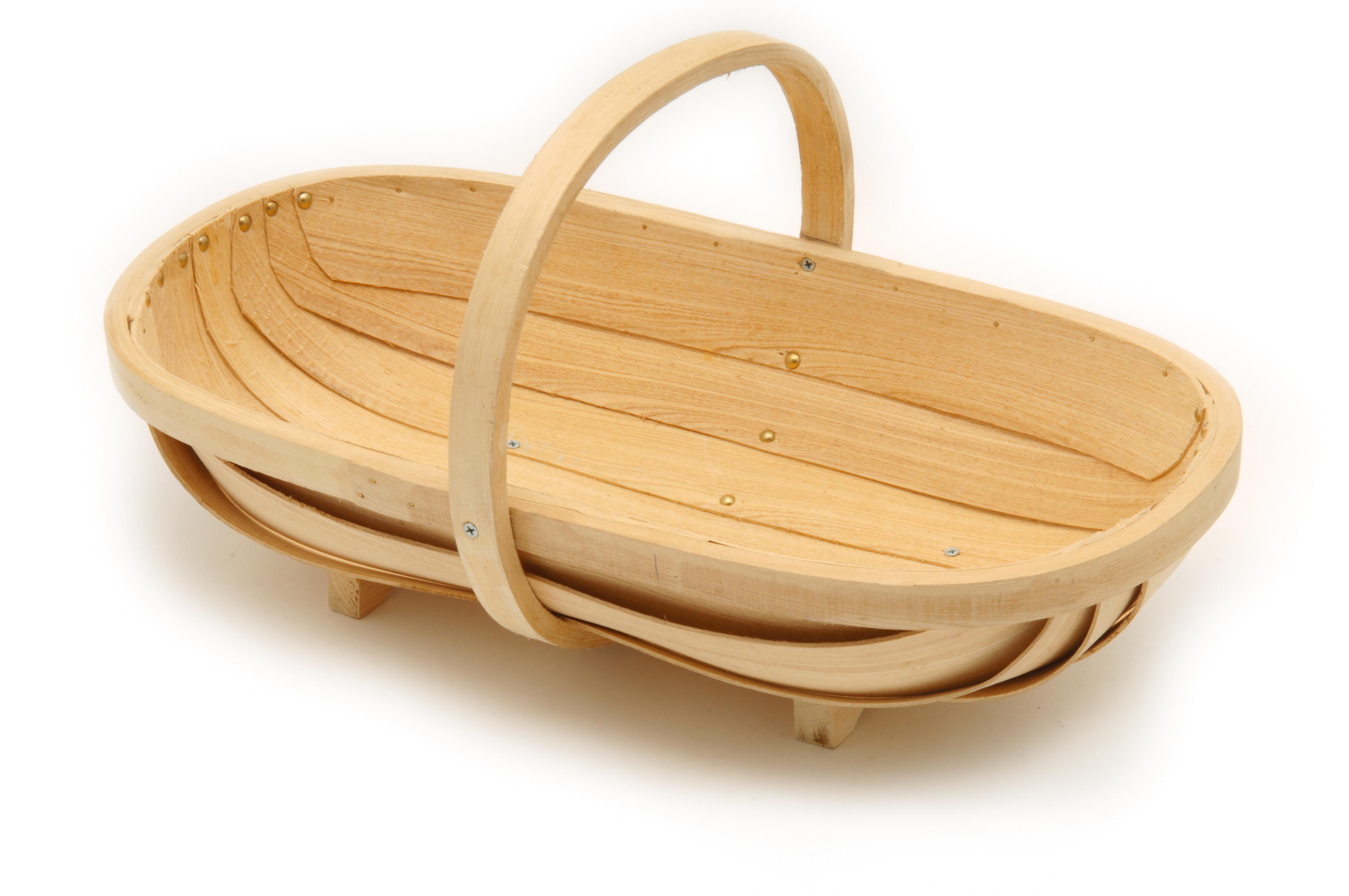 Traditional Wooden Trug - Medium
