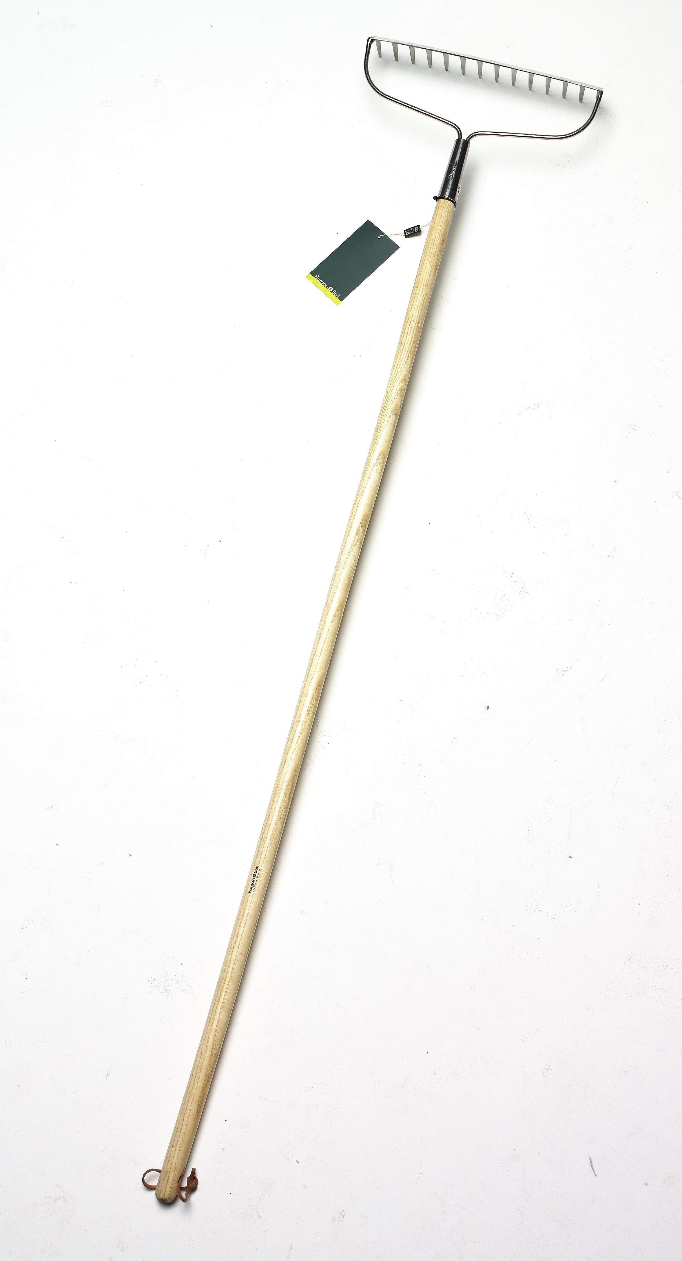 Stainless garden rake