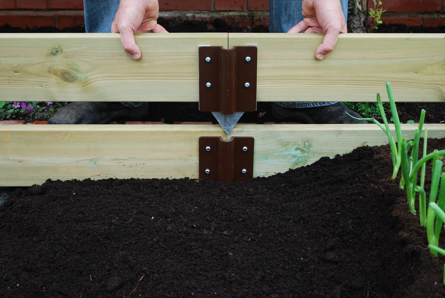 Timber Grow bed 4ft x 4ft