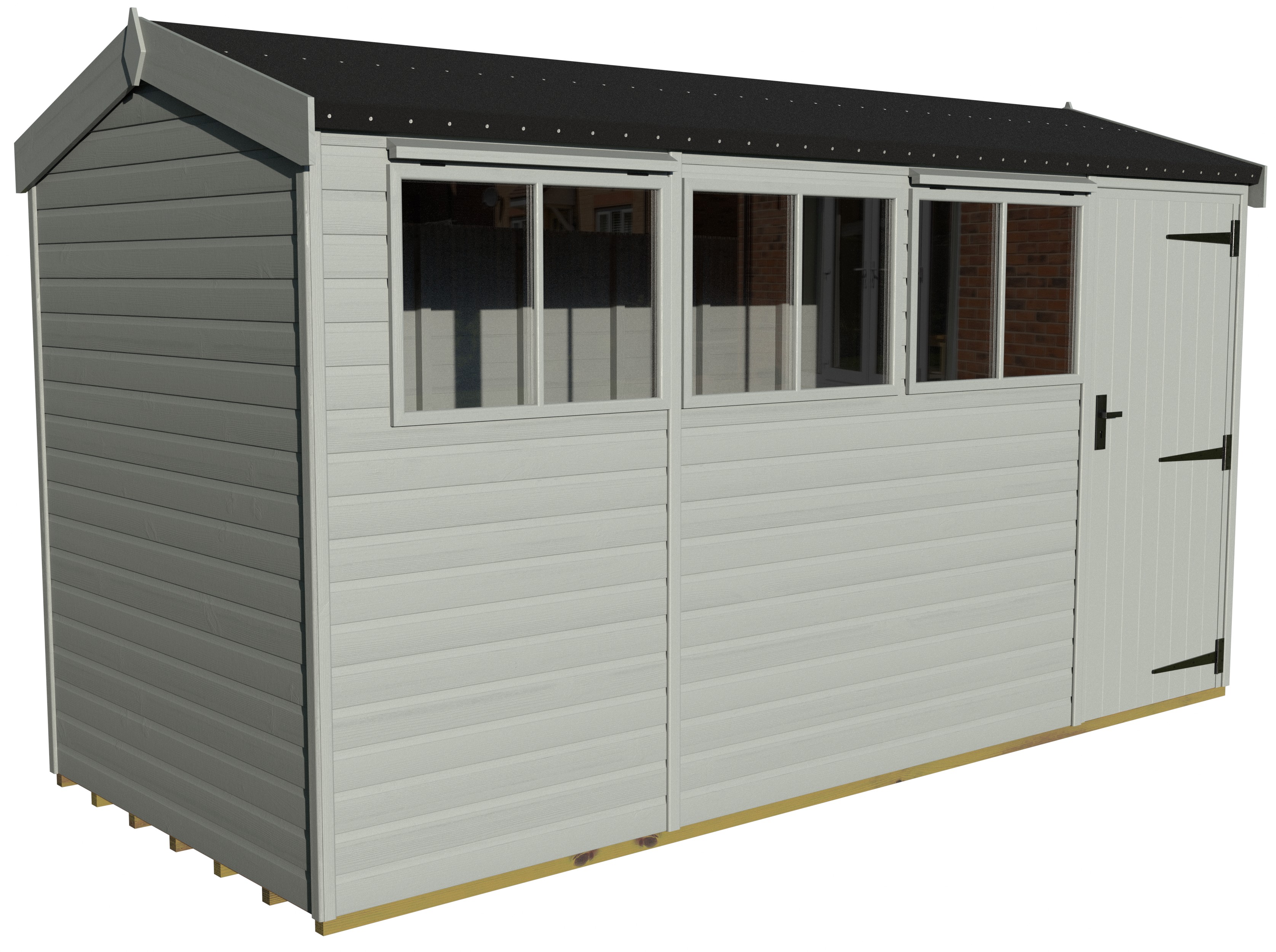 Heavy Duty Pavilion 14x6 | Olive Grey