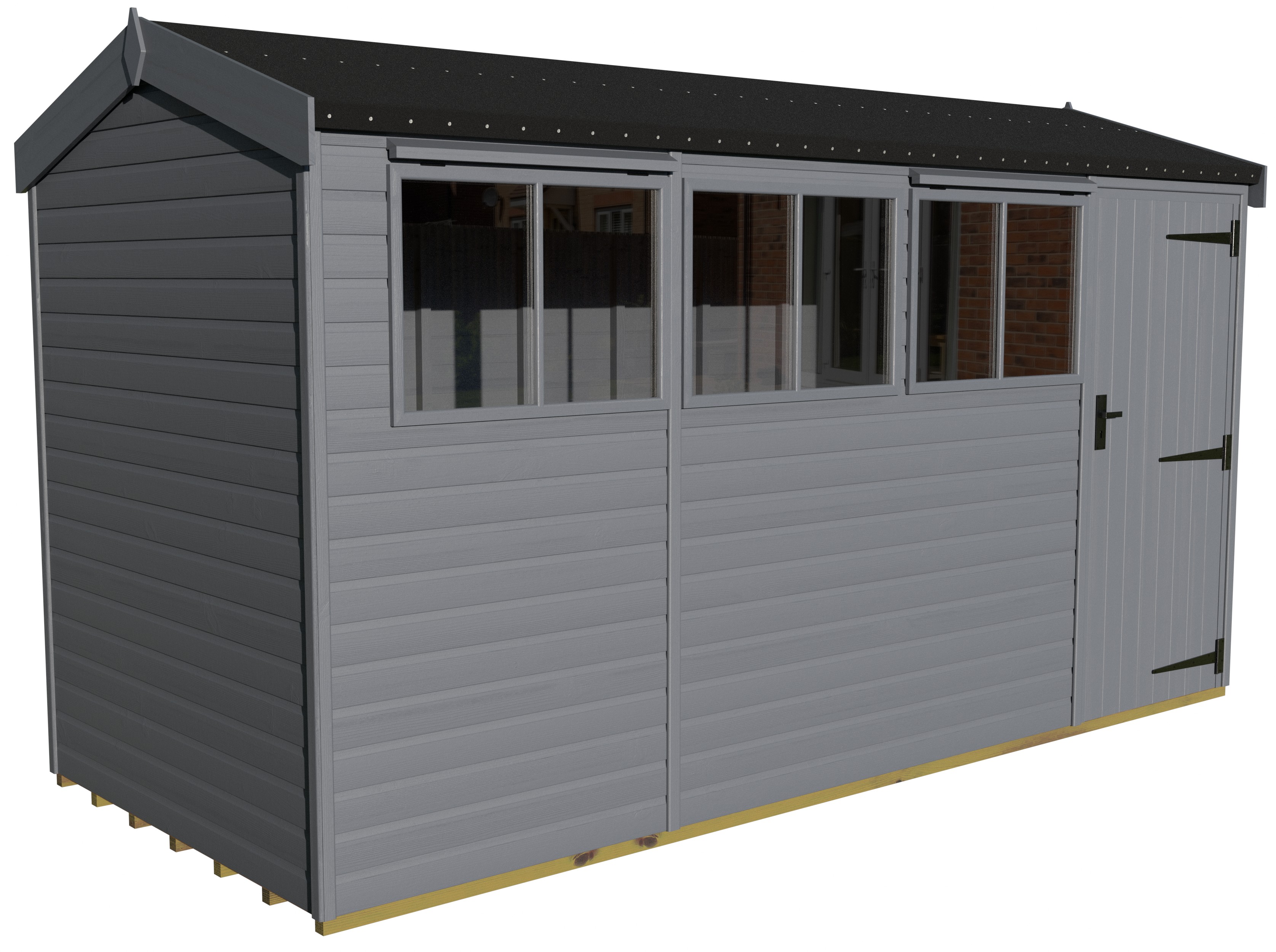 Heavy Duty Pavilion 14x6 | Fleet Grey