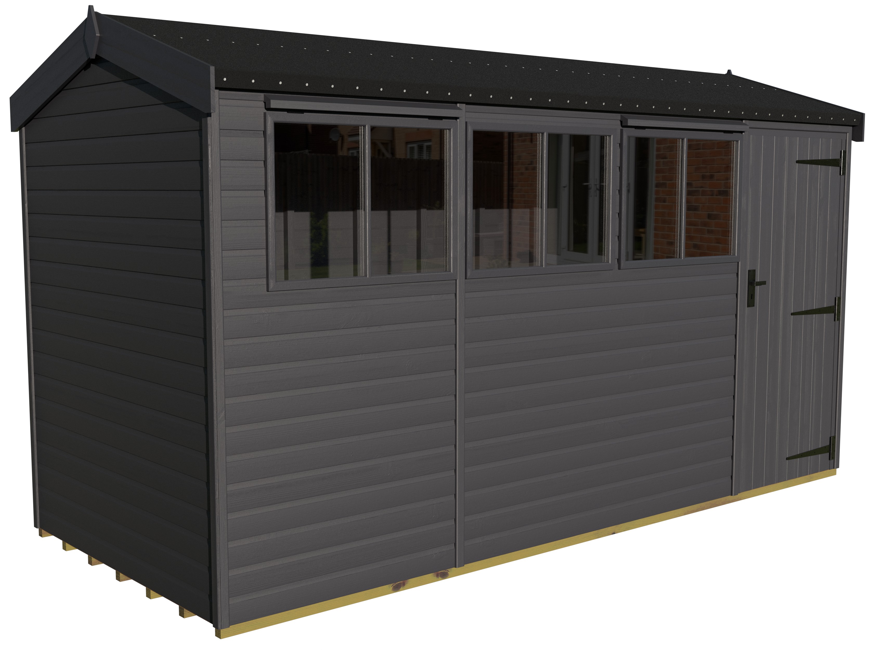 Heavy Duty Pavilion 14x6 | Graphite Grey