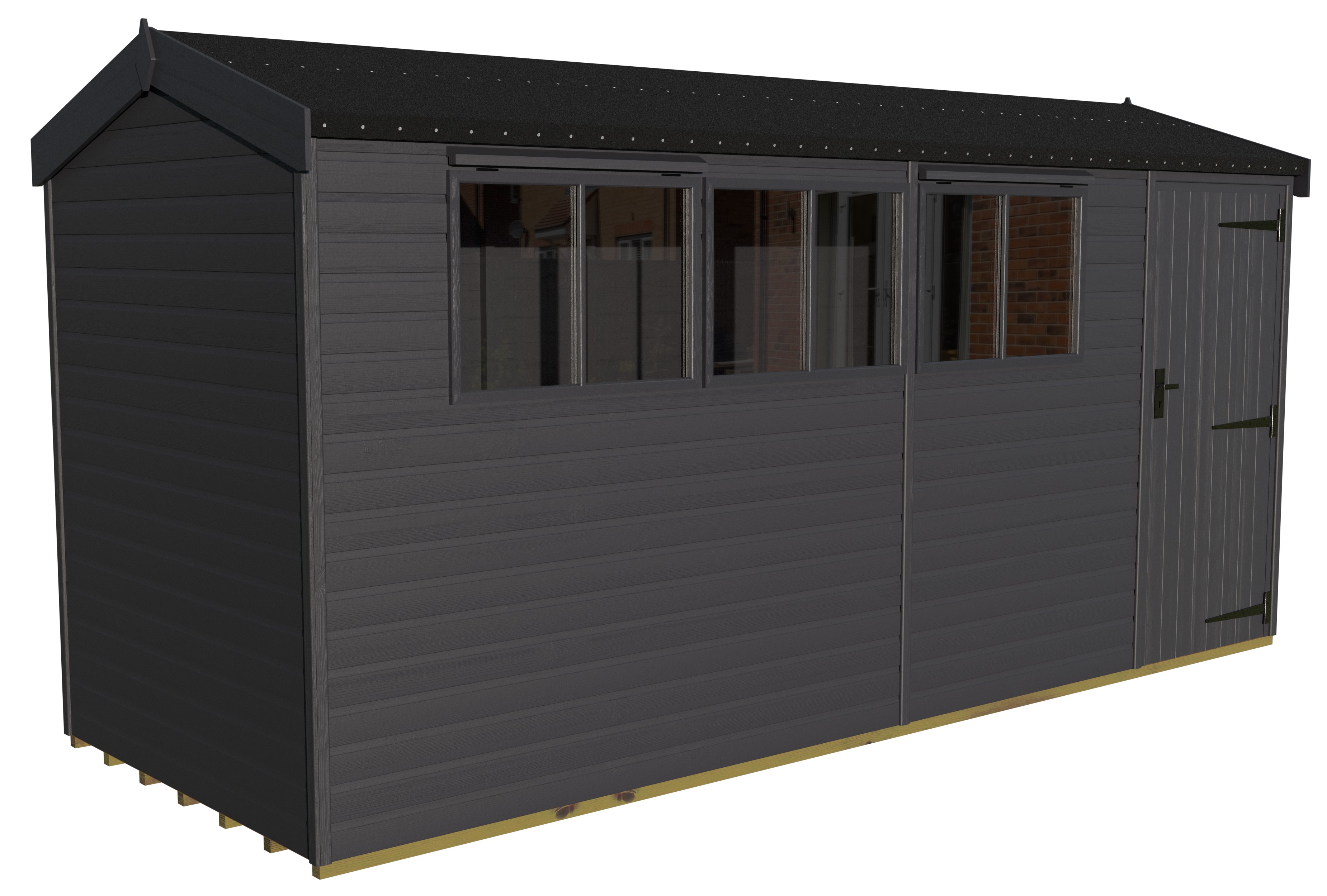 Heavy Duty Pavilion 16x6 | Graphite Grey