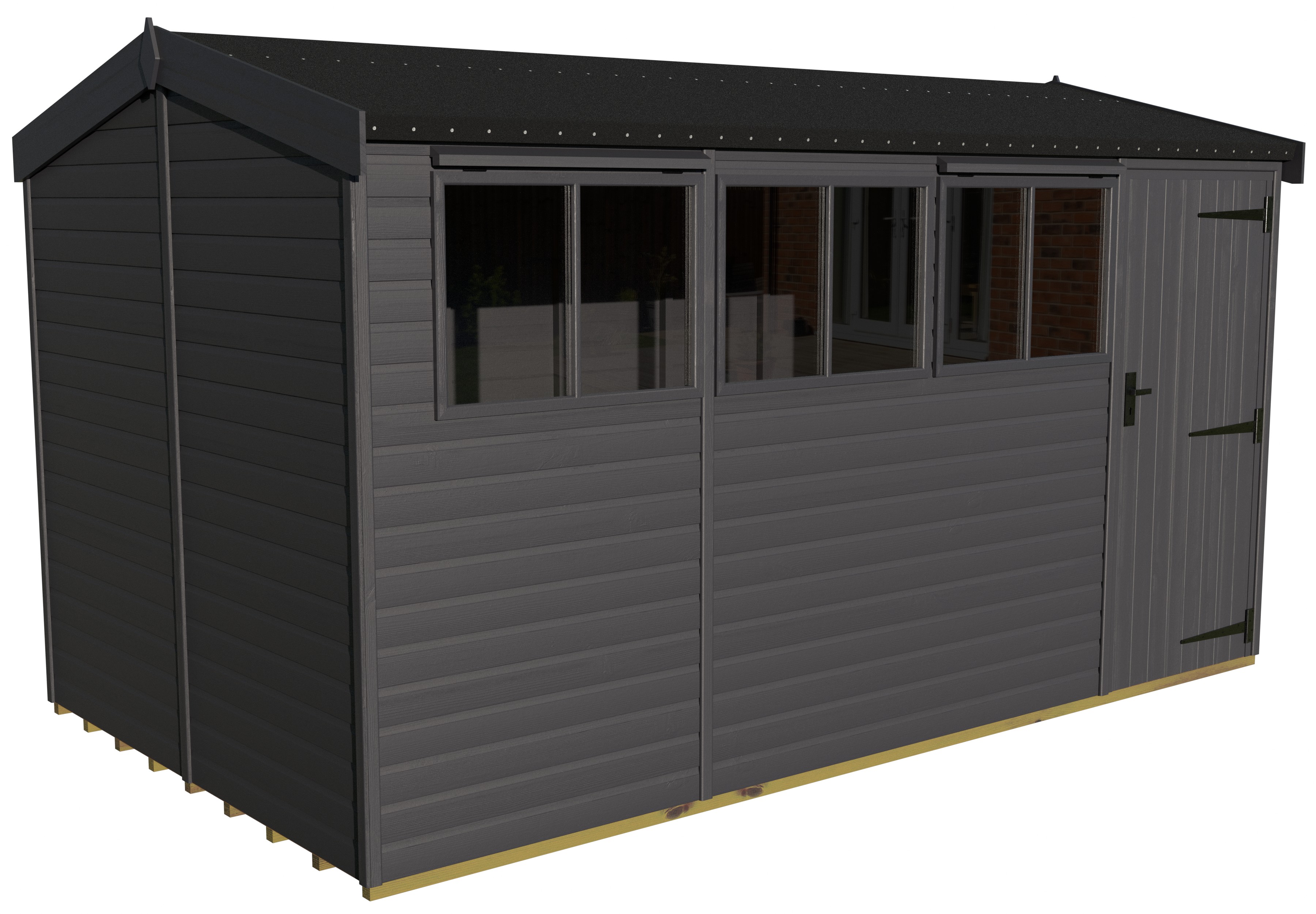 Heavy Duty Pavilion 14x8 | Graphite Grey