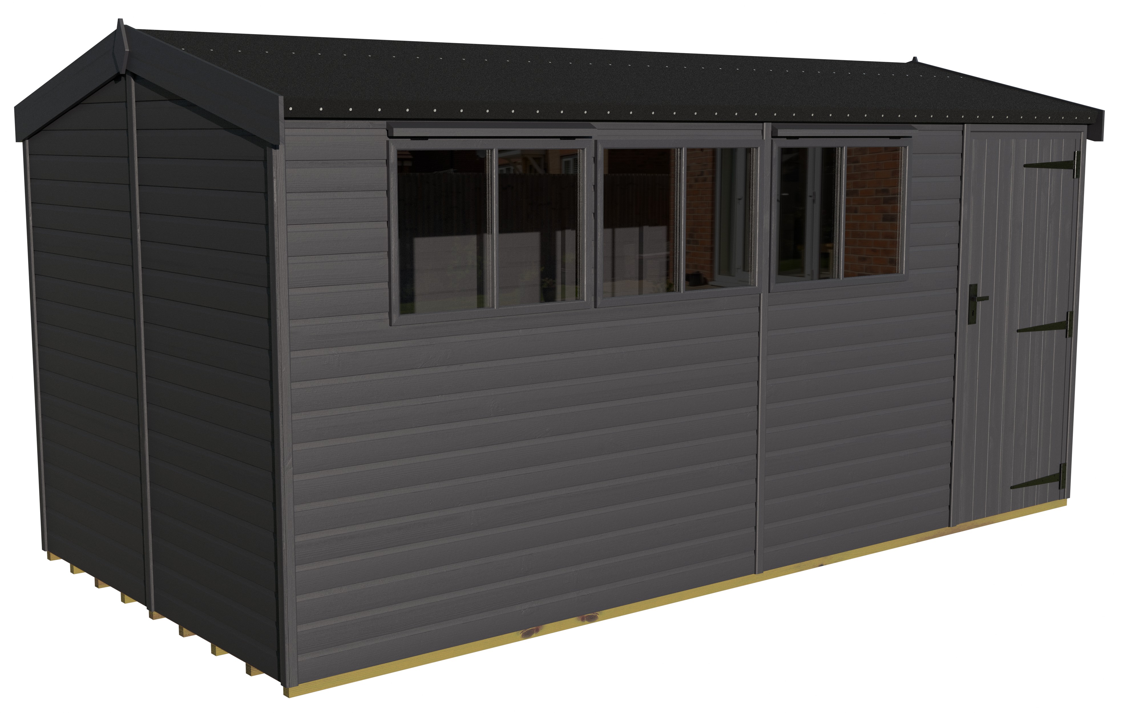 Heavy Duty Pavilion 16x8 | Graphite Grey