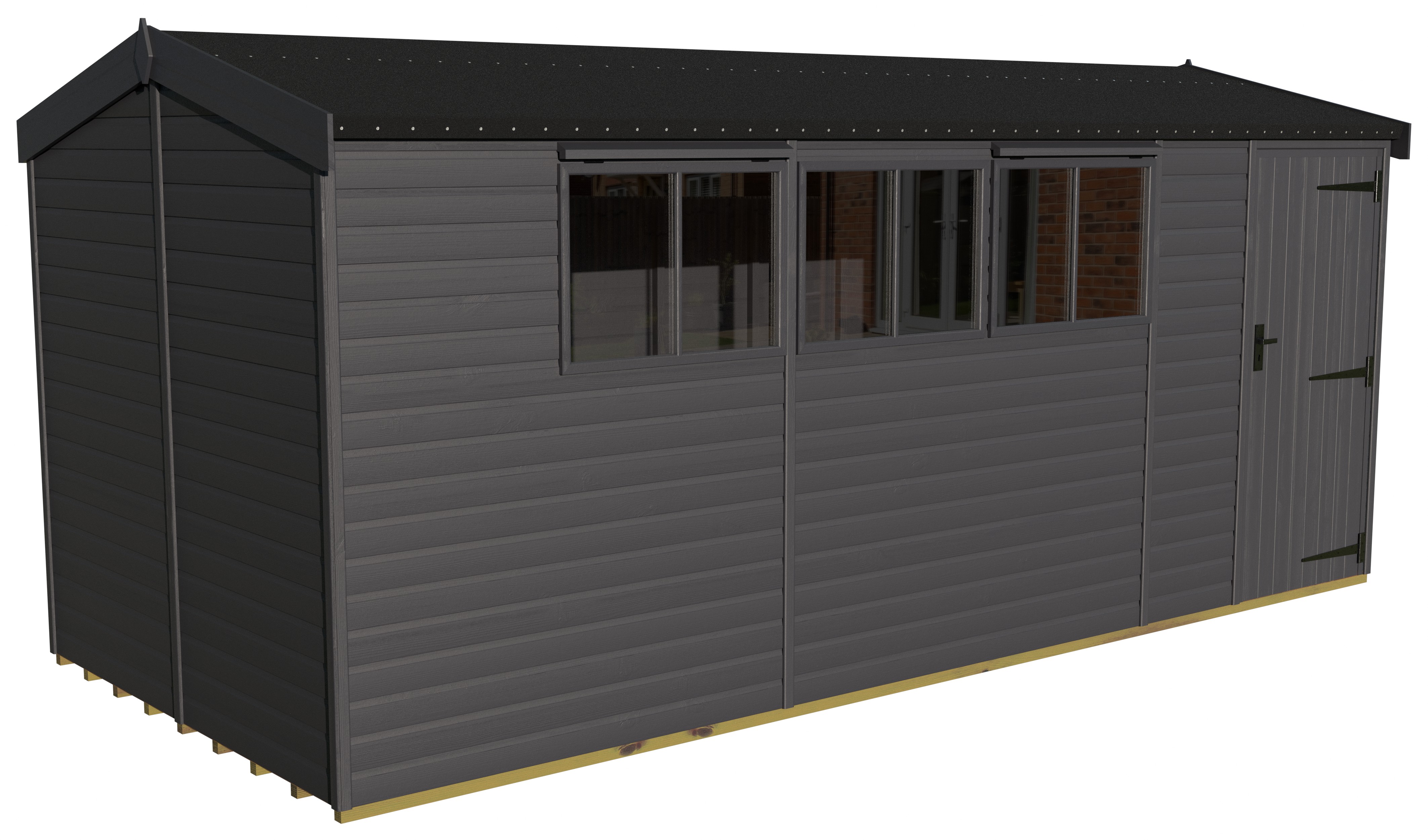 Heavy Duty Pavilion 18x8 | Graphite Grey