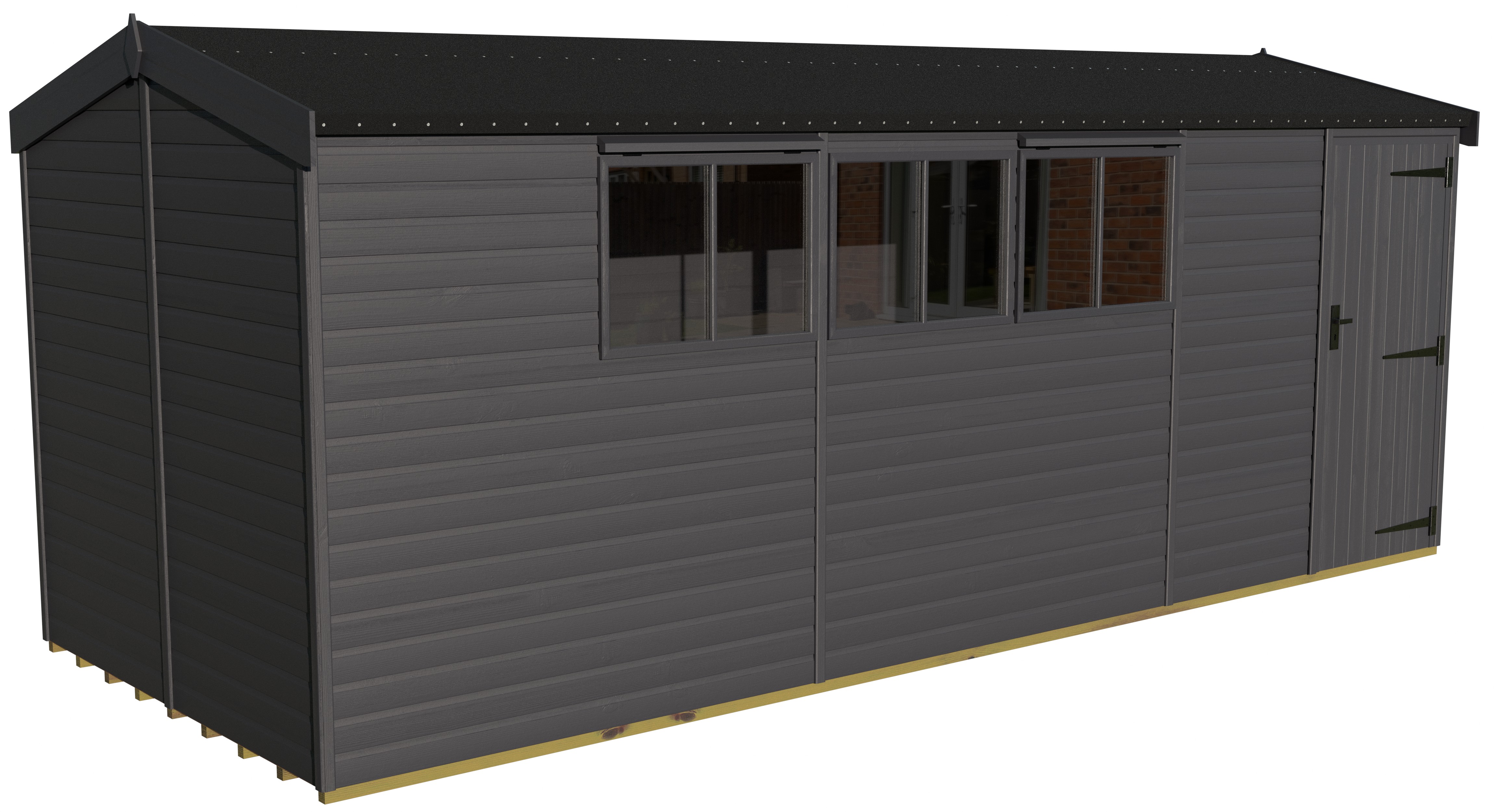 Heavy Duty Pavilion 20x8 | Graphite Grey