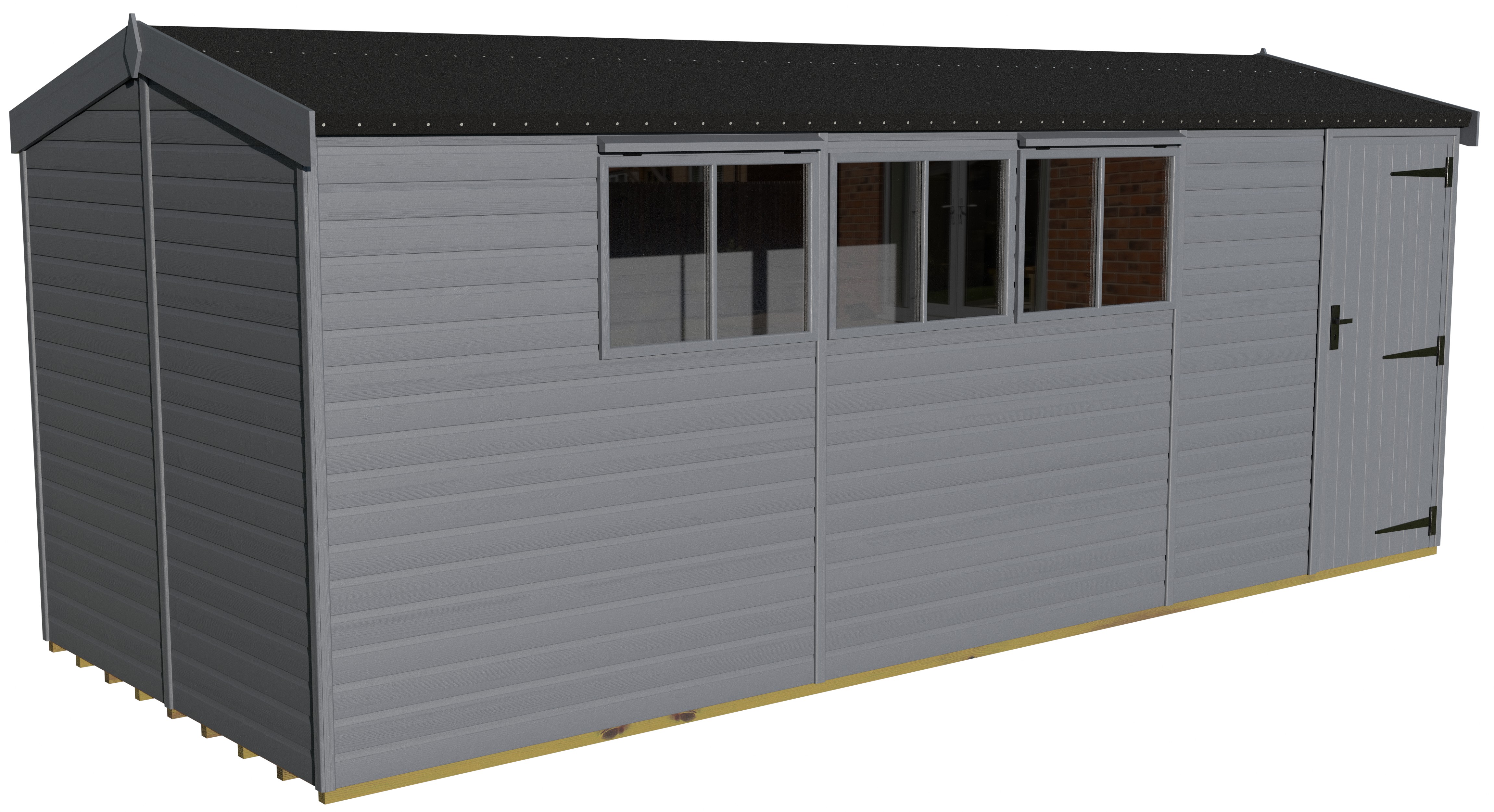 Heavy Duty Pavilion 20x8 | Fleet Grey