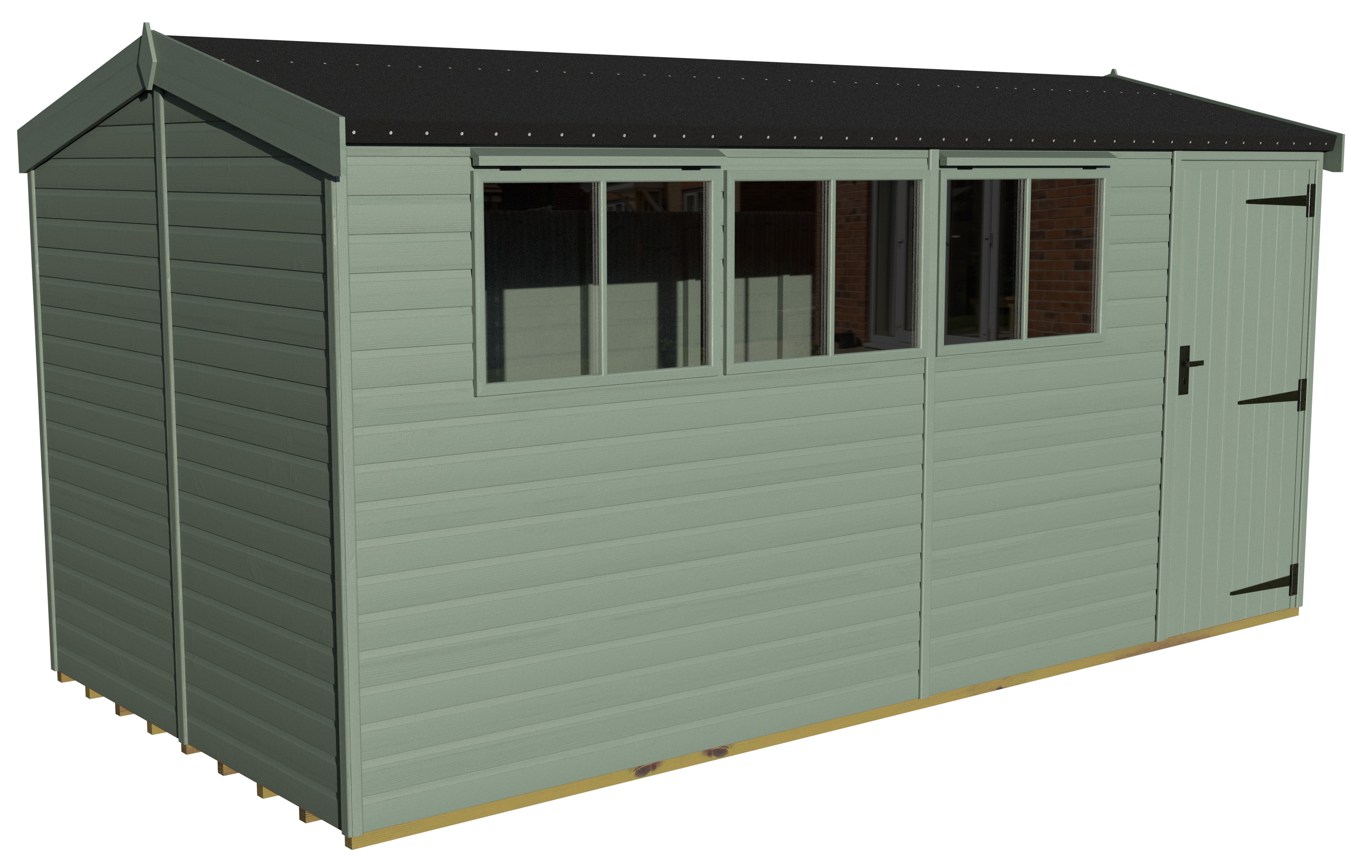 Heavy Duty Pavilion 16x8 | Malvern Green