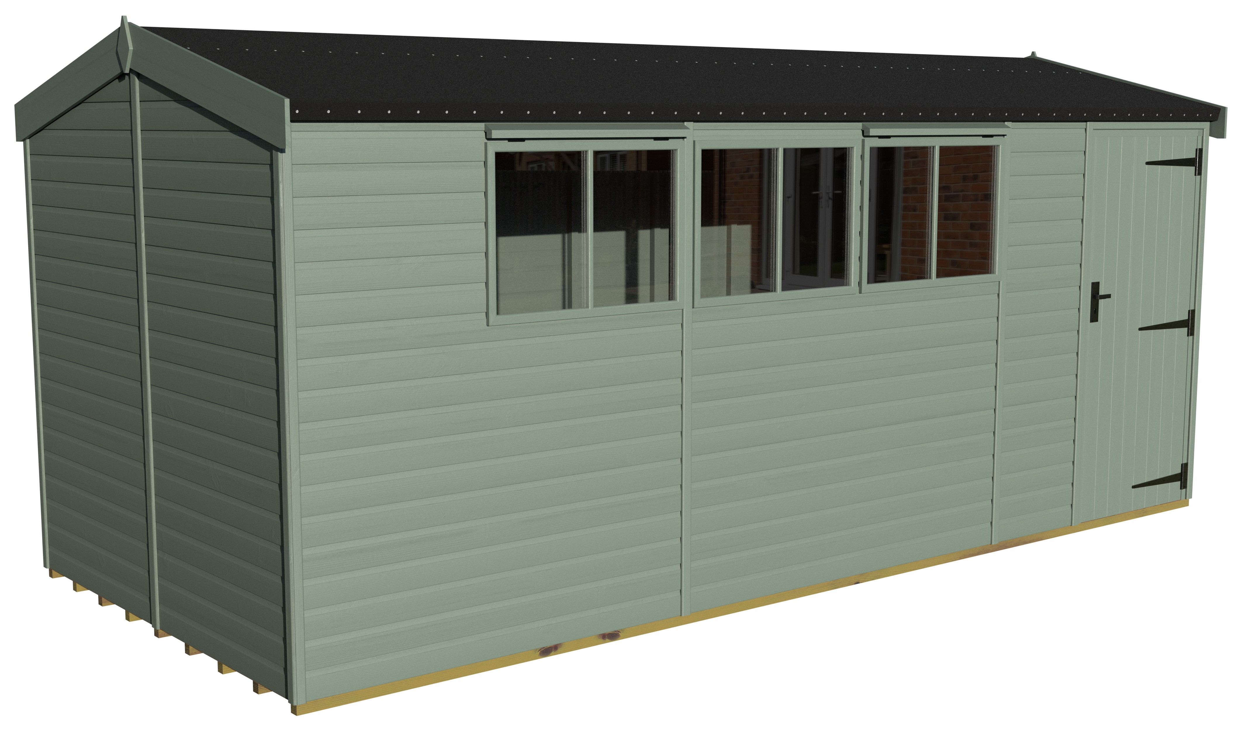 Heavy Duty Pavilion 18x8 | Malvern Green