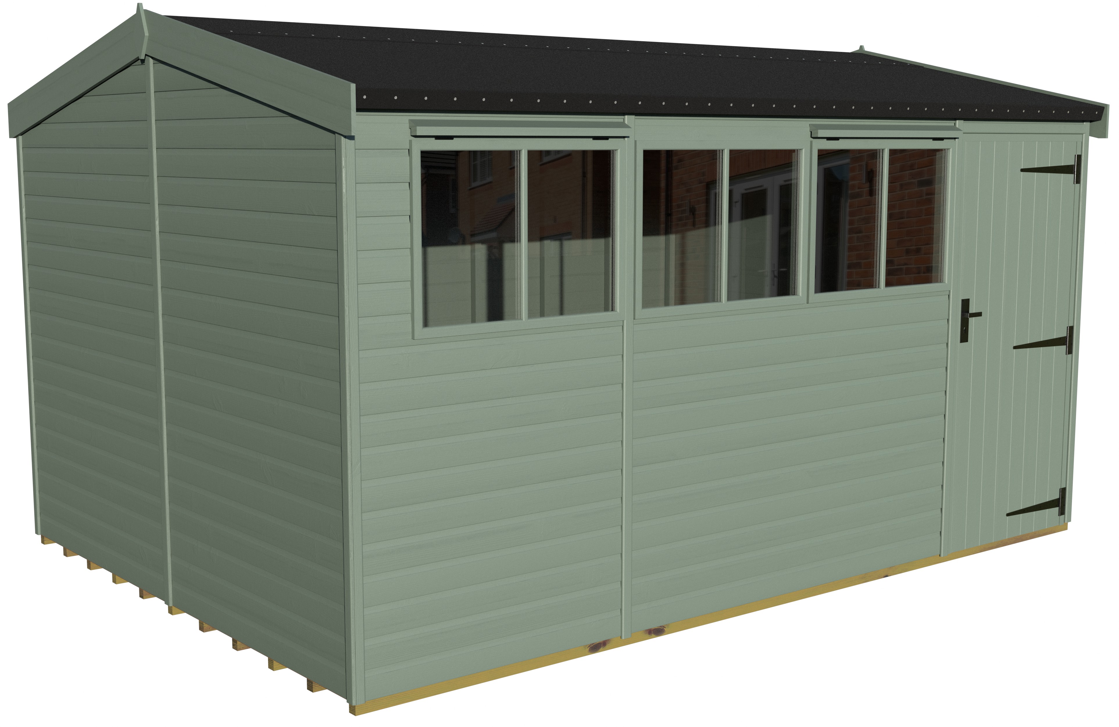 Heavy Duty Pavilion 14x10 | Malvern Green