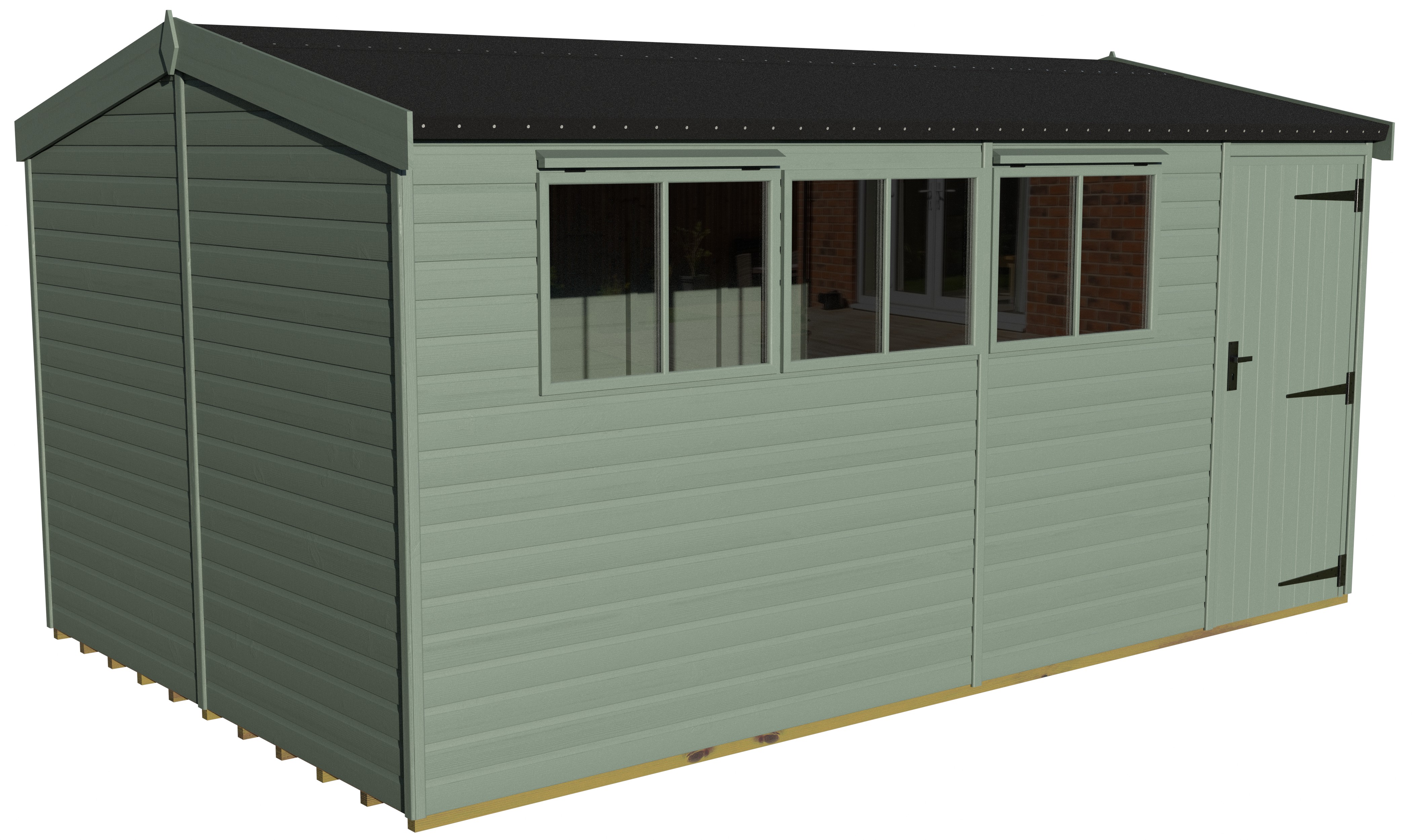 Heavy Duty Pavilion 16x10 | Malvern Green