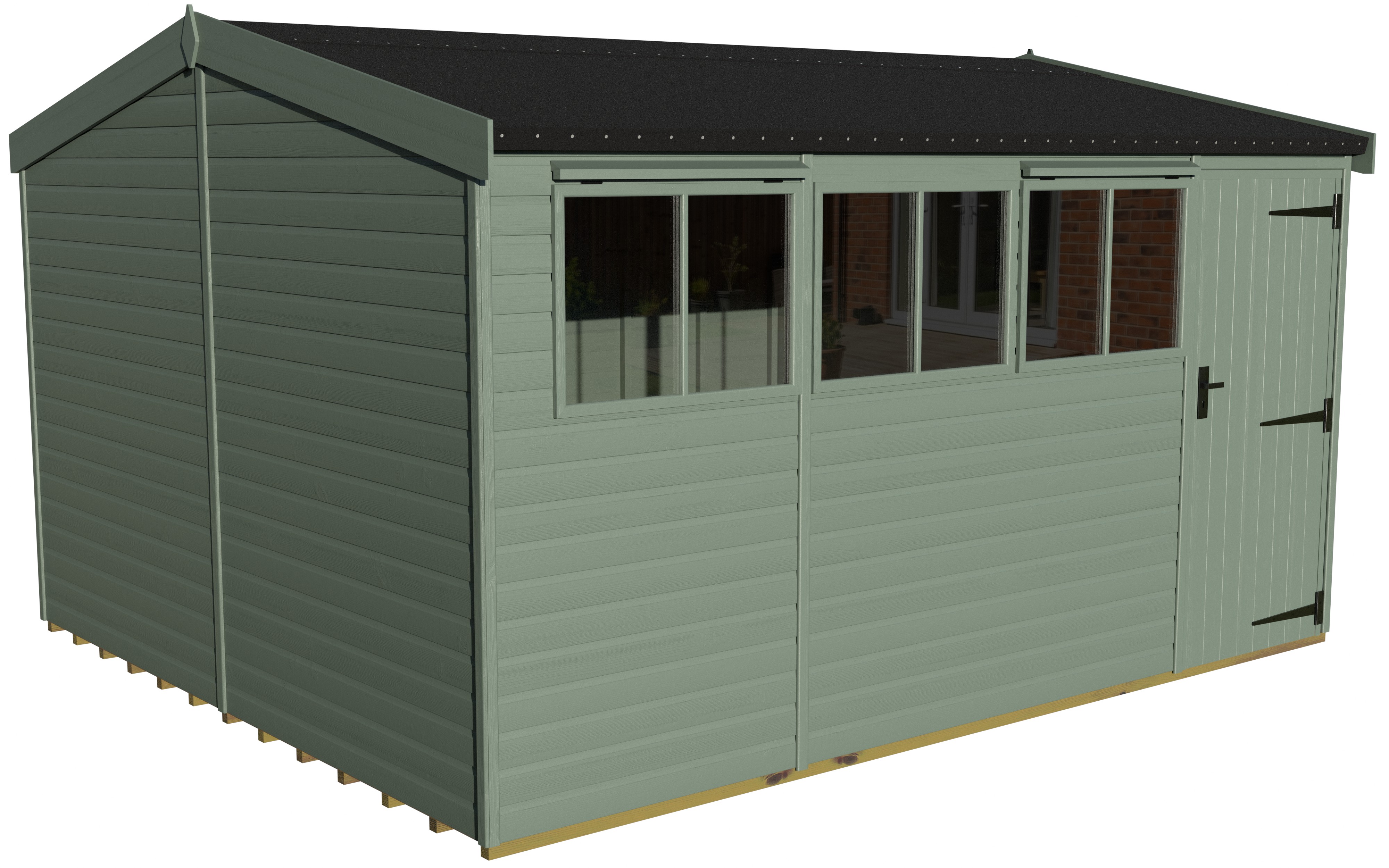 Heavy Duty Pavilion 14x12 | Malvern Green