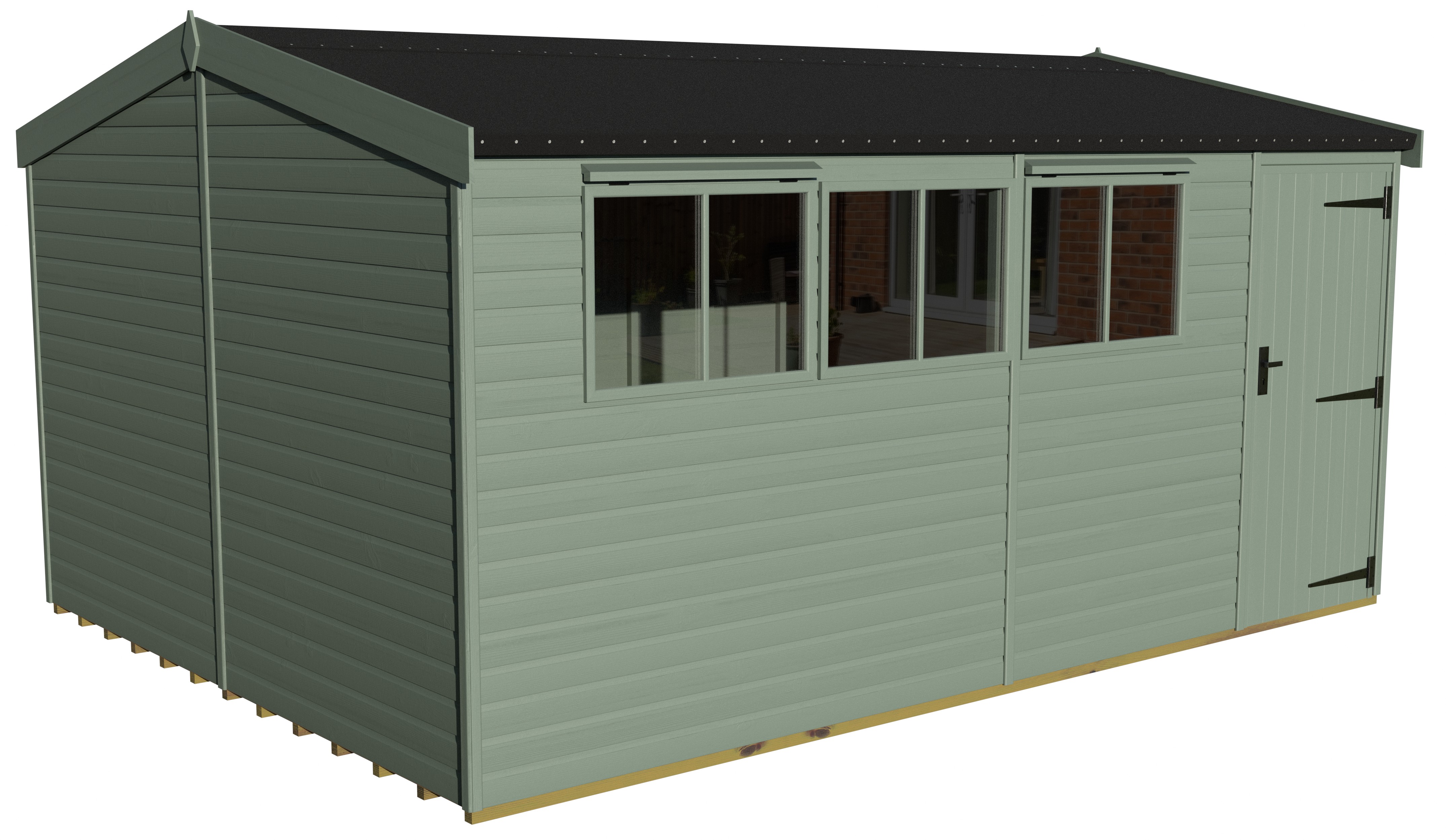 Heavy Duty Pavilion 16x12 | Malvern Green