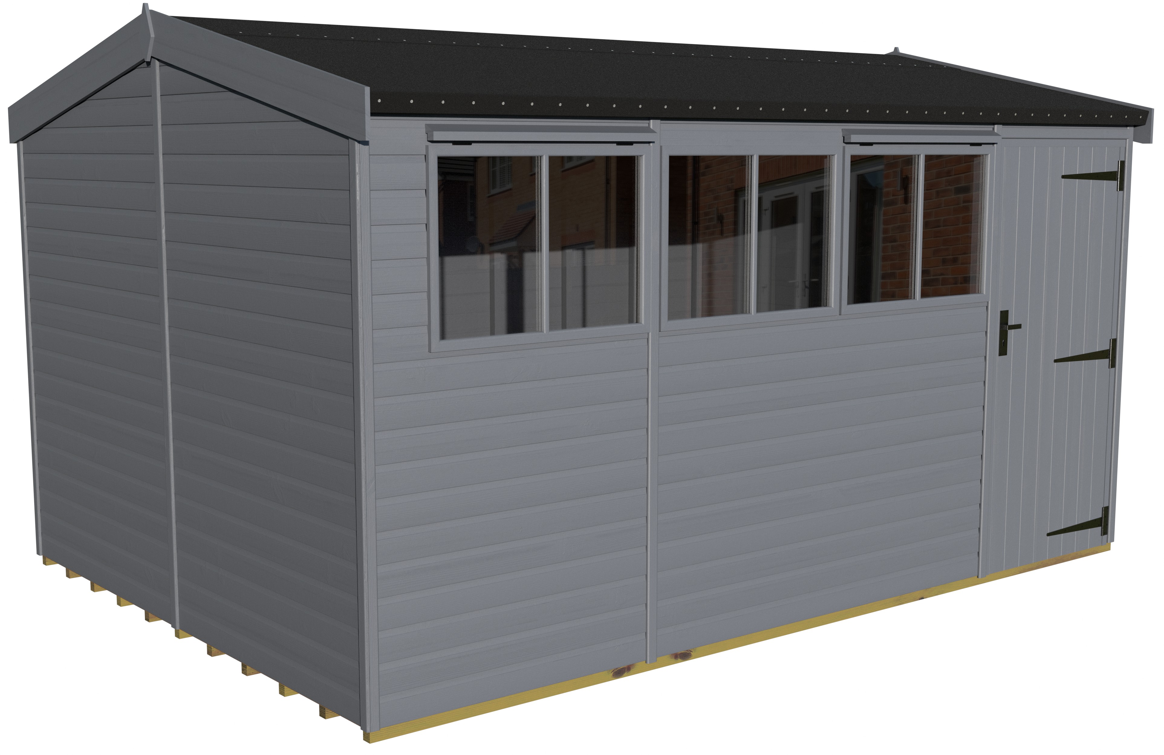 Heavy Duty Pavilion 14x10 | Fleet Grey