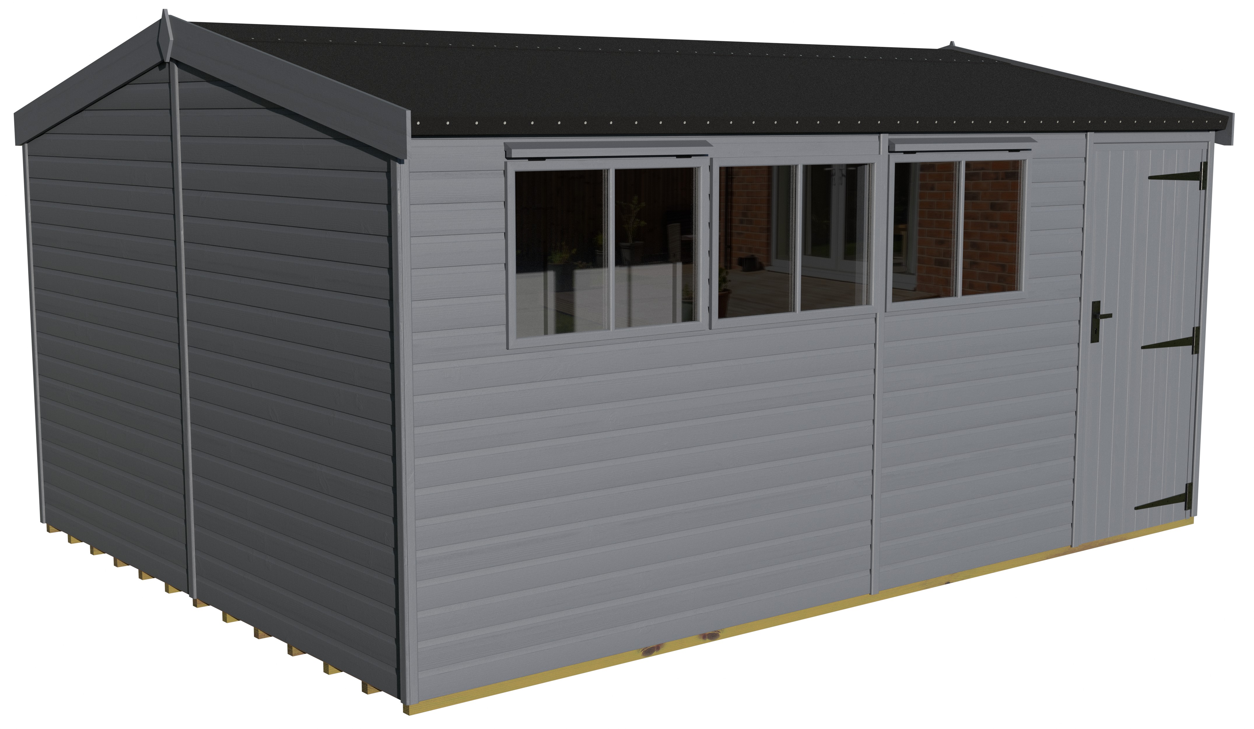 Heavy Duty Pavilion 16x12 | Fleet Grey