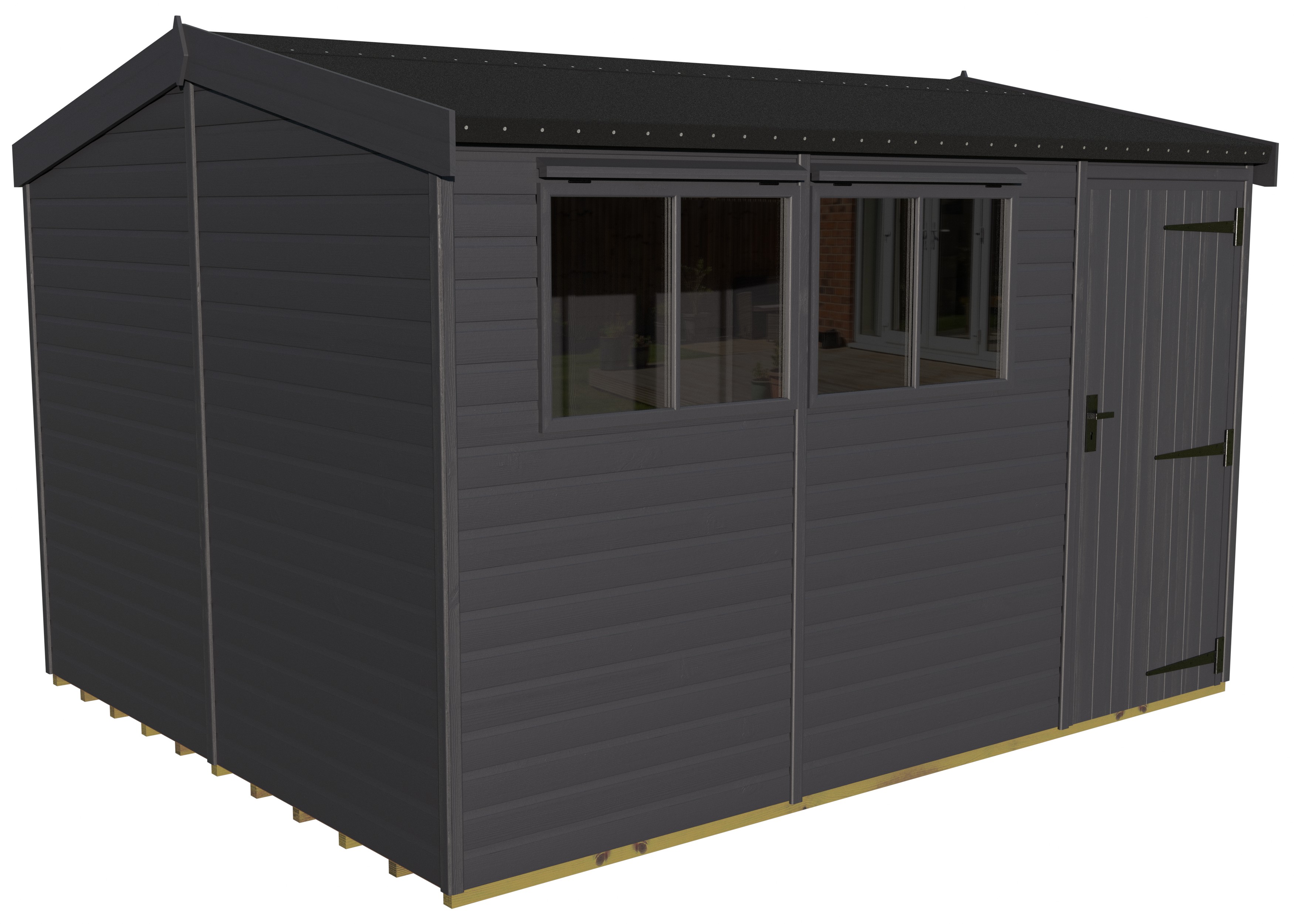 Heavy Duty Pavilion 12x10 | Graphite Grey
