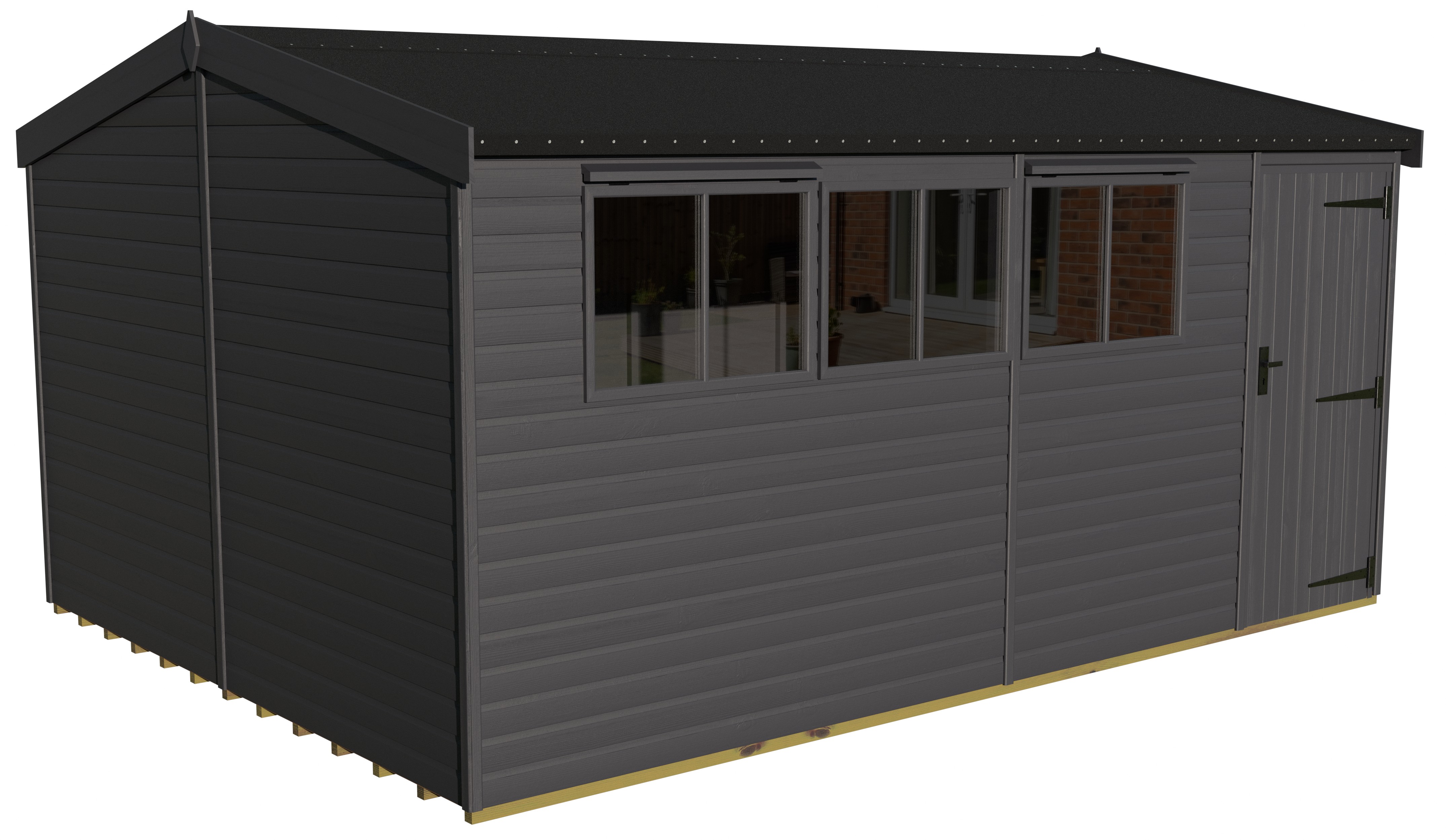 Heavy Duty Pavilion 16x12 | Graphite Grey