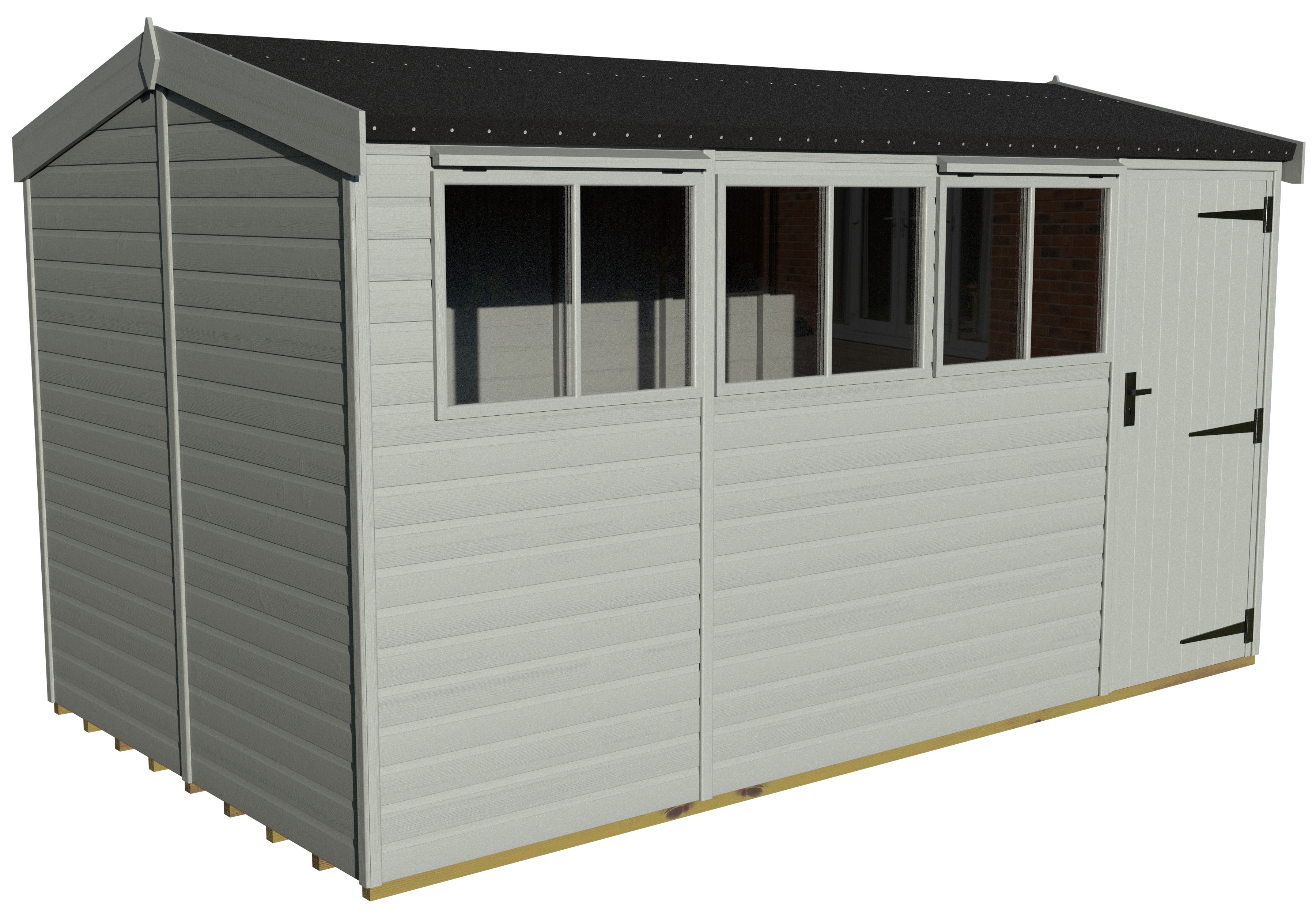 Heavy Duty Pavilion 14x8 | Olive Grey