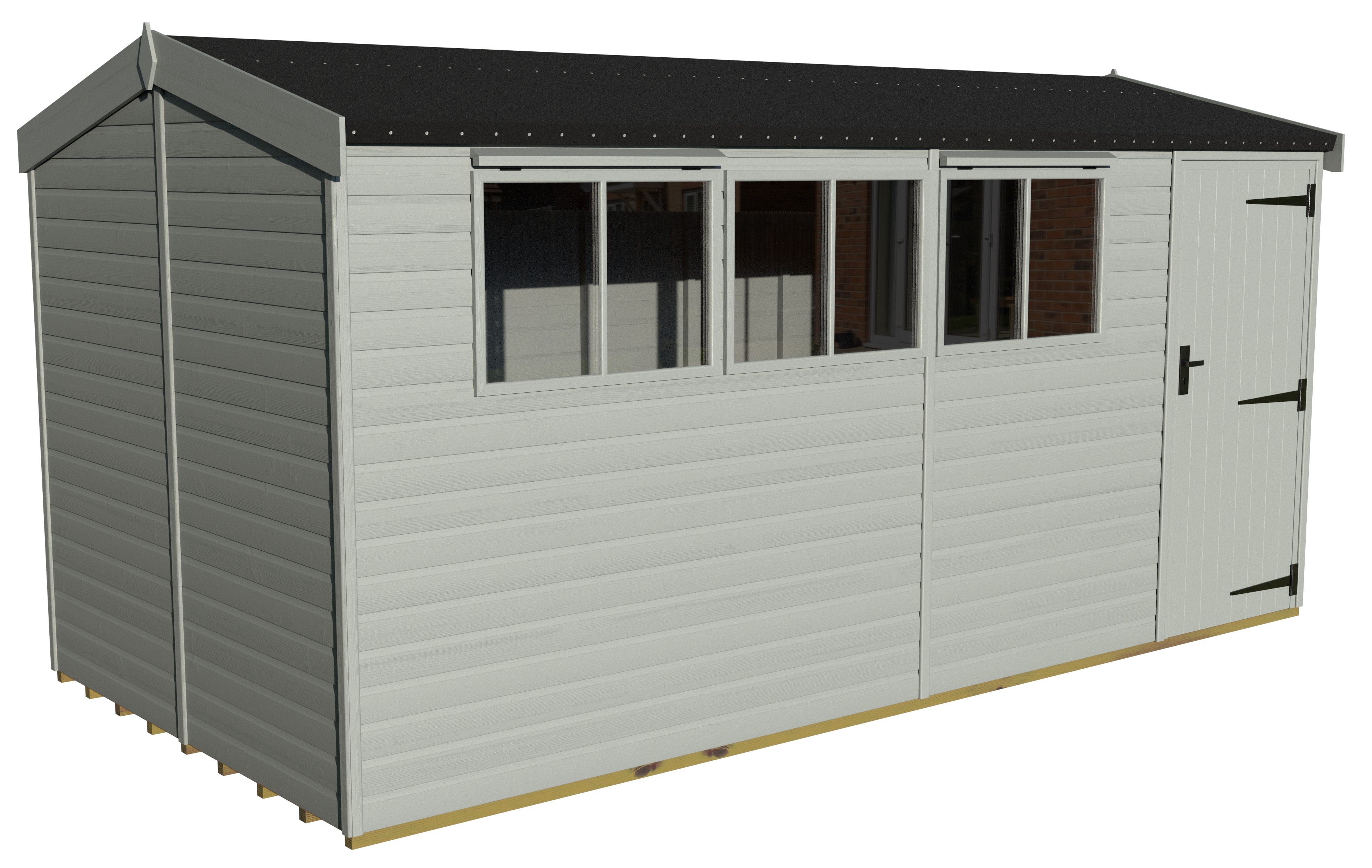 Heavy Duty Pavilion 16x8 | Olive Grey