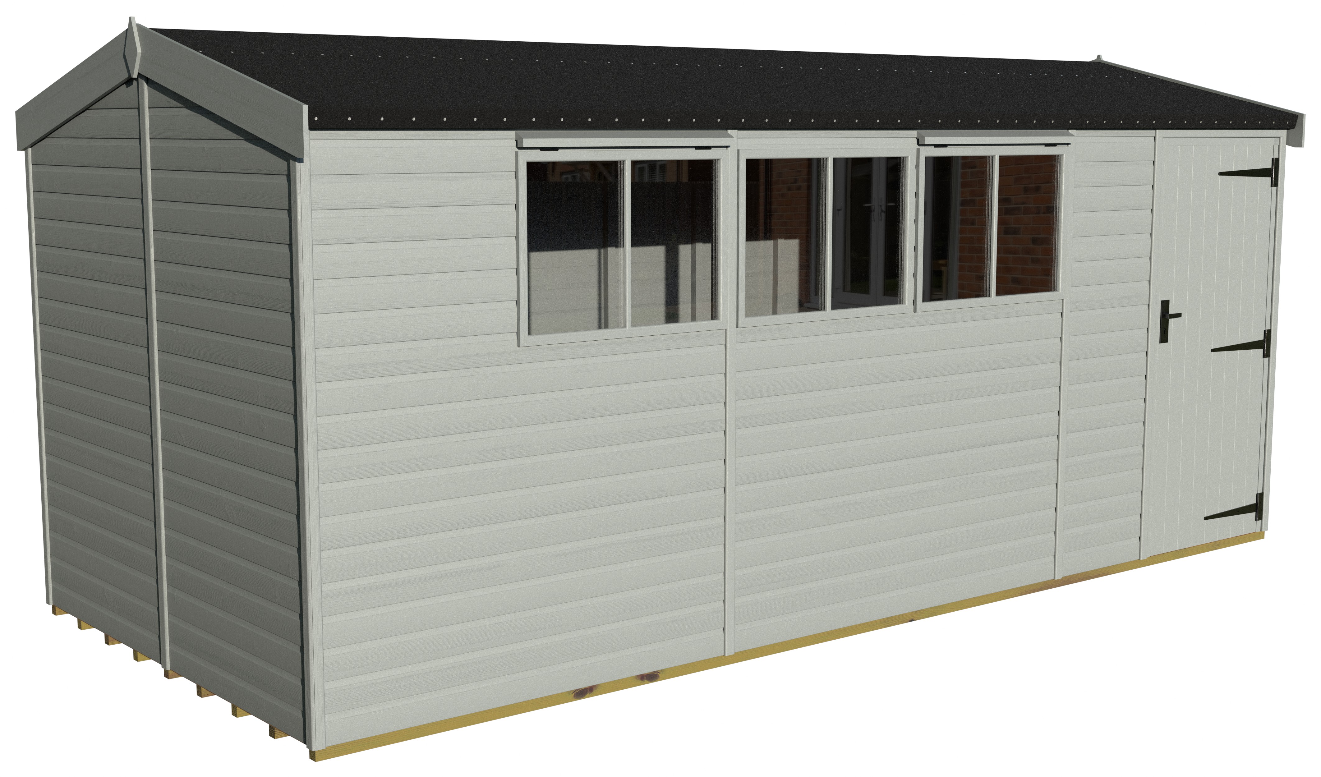 Heavy Duty Pavilion 18x8 | Olive Grey