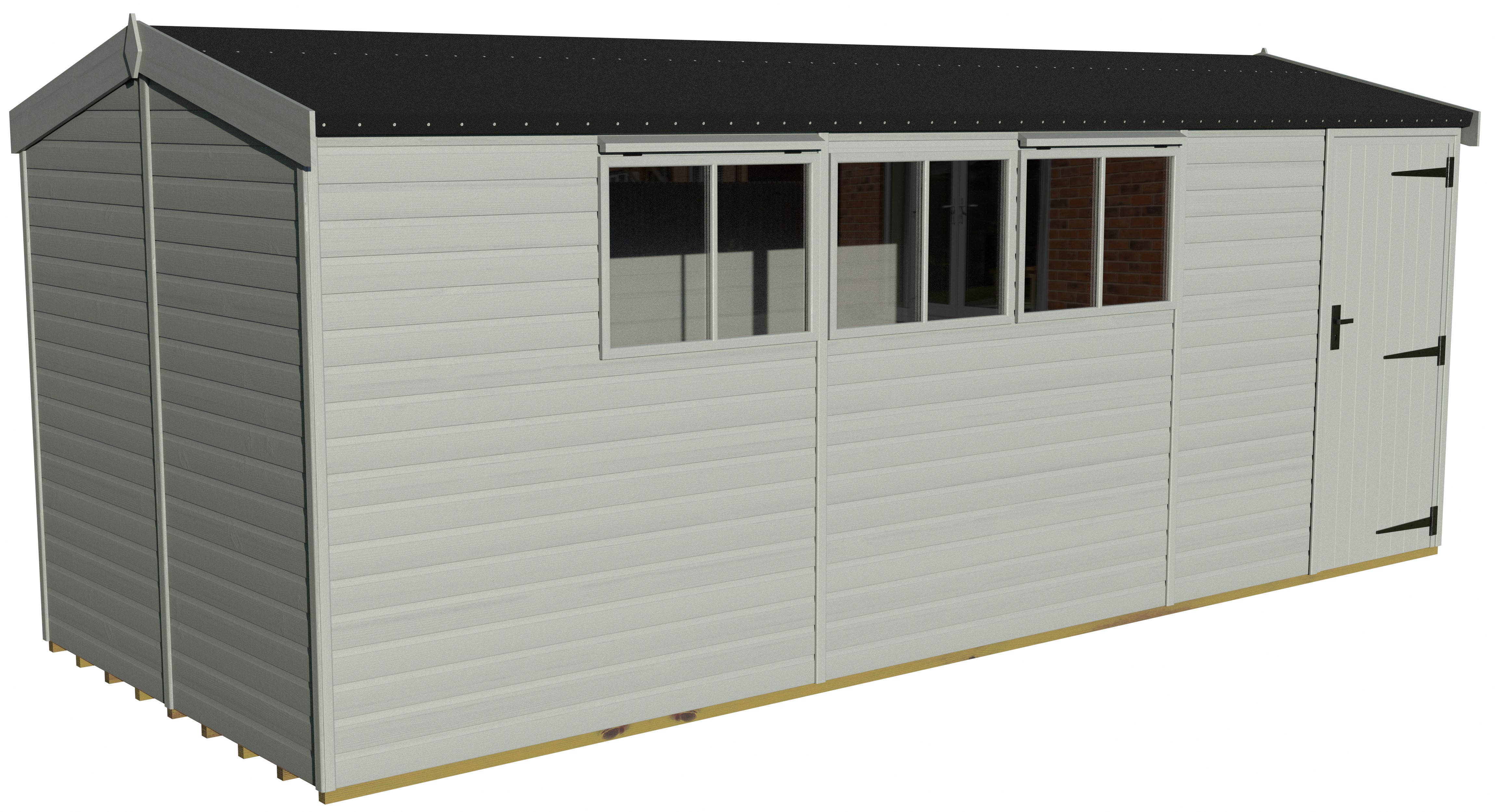 Heavy Duty Pavilion 20x8 | Olive Grey