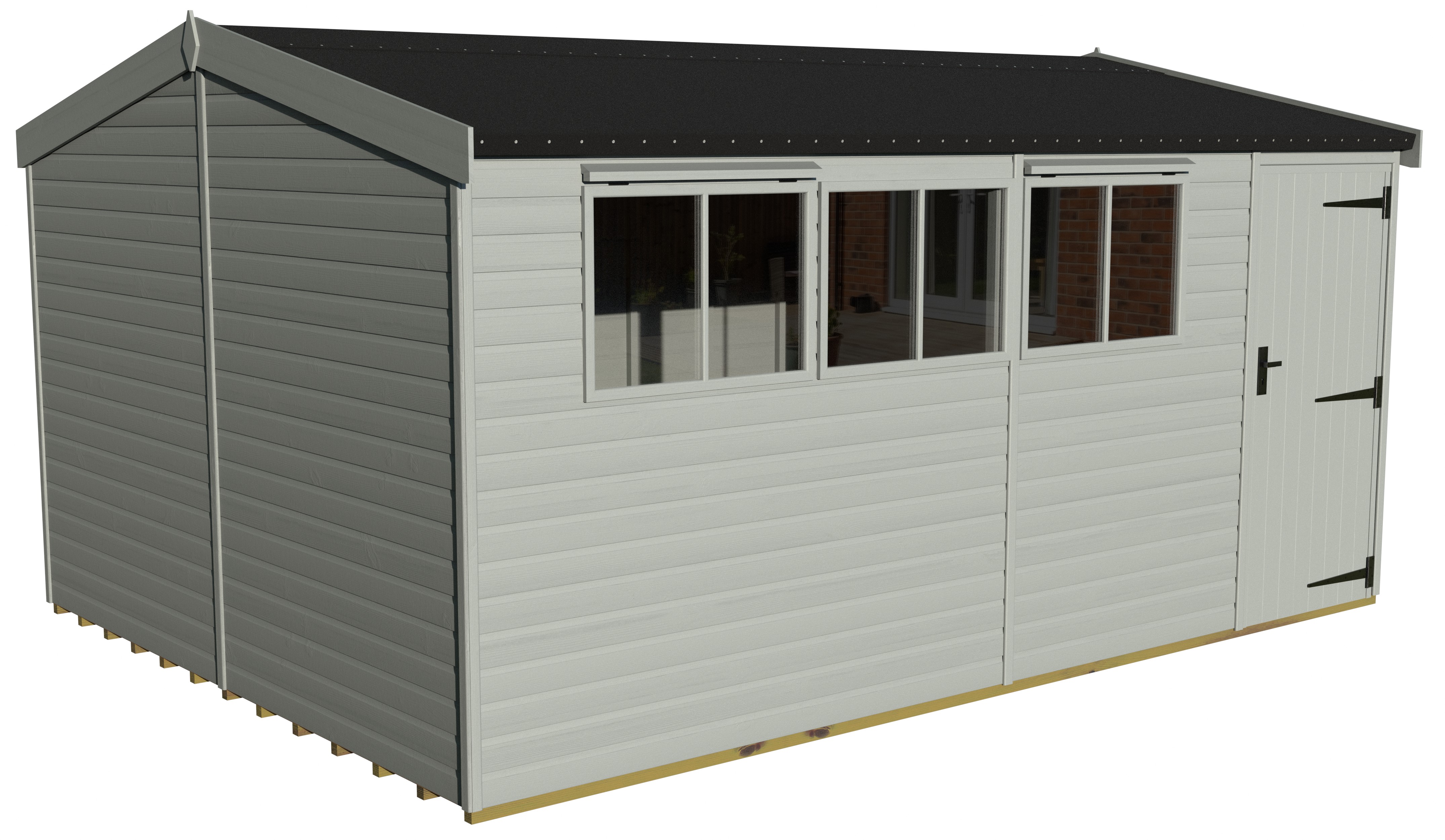 Heavy Duty Pavilion 16x12 | Olive Grey