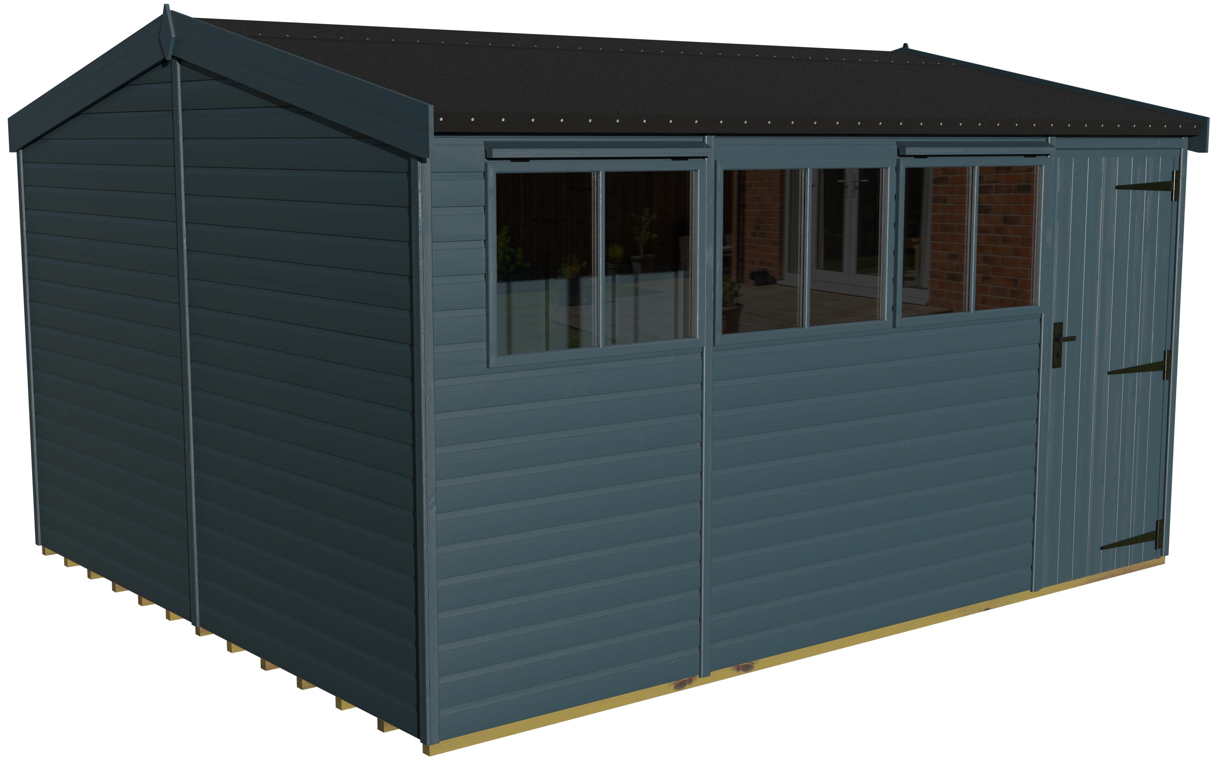 Heavy Duty Pavilion 14x12 | Ocean Blue