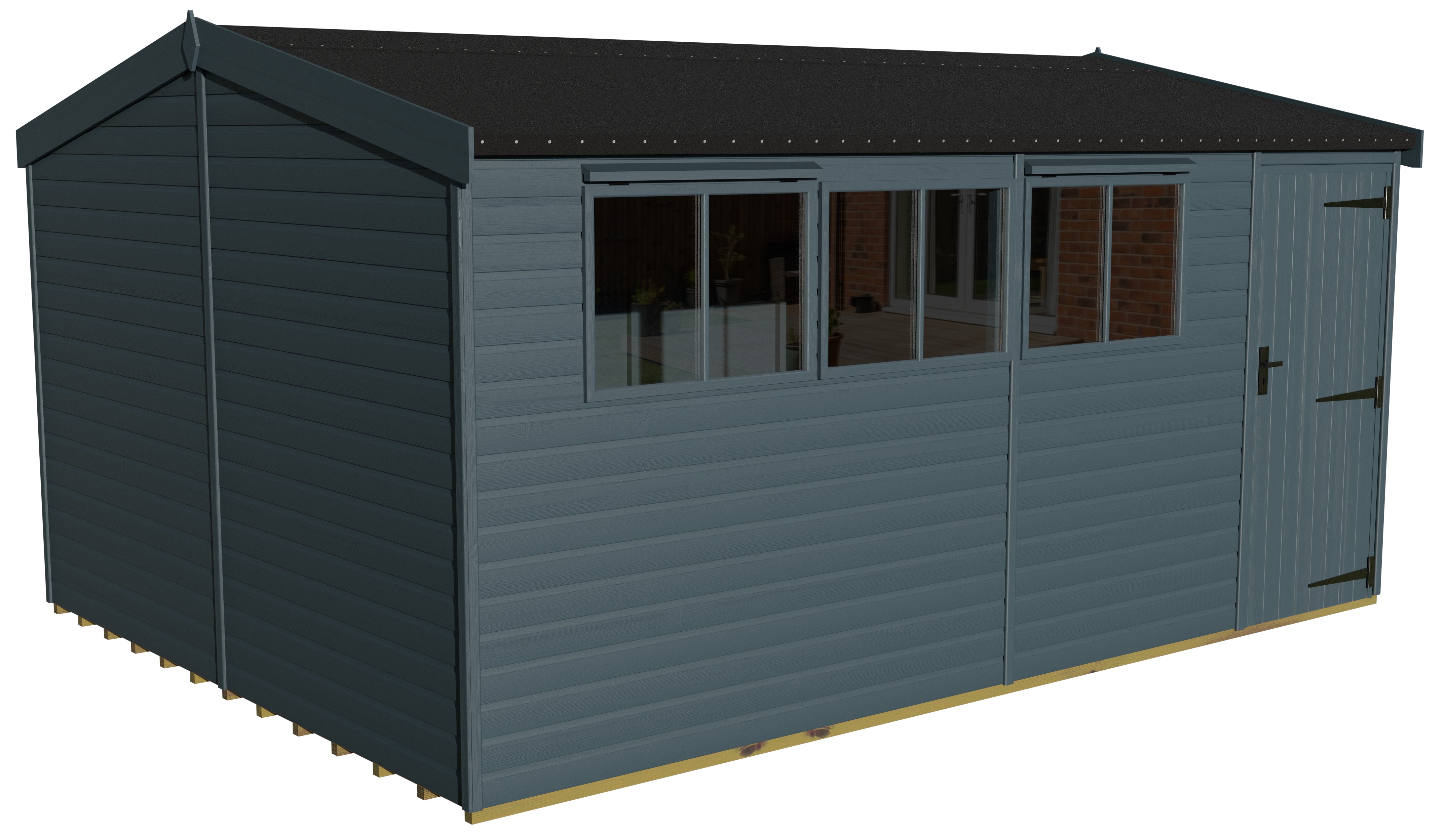 Heavy Duty Pavilion 16x12 | Ocean Blue